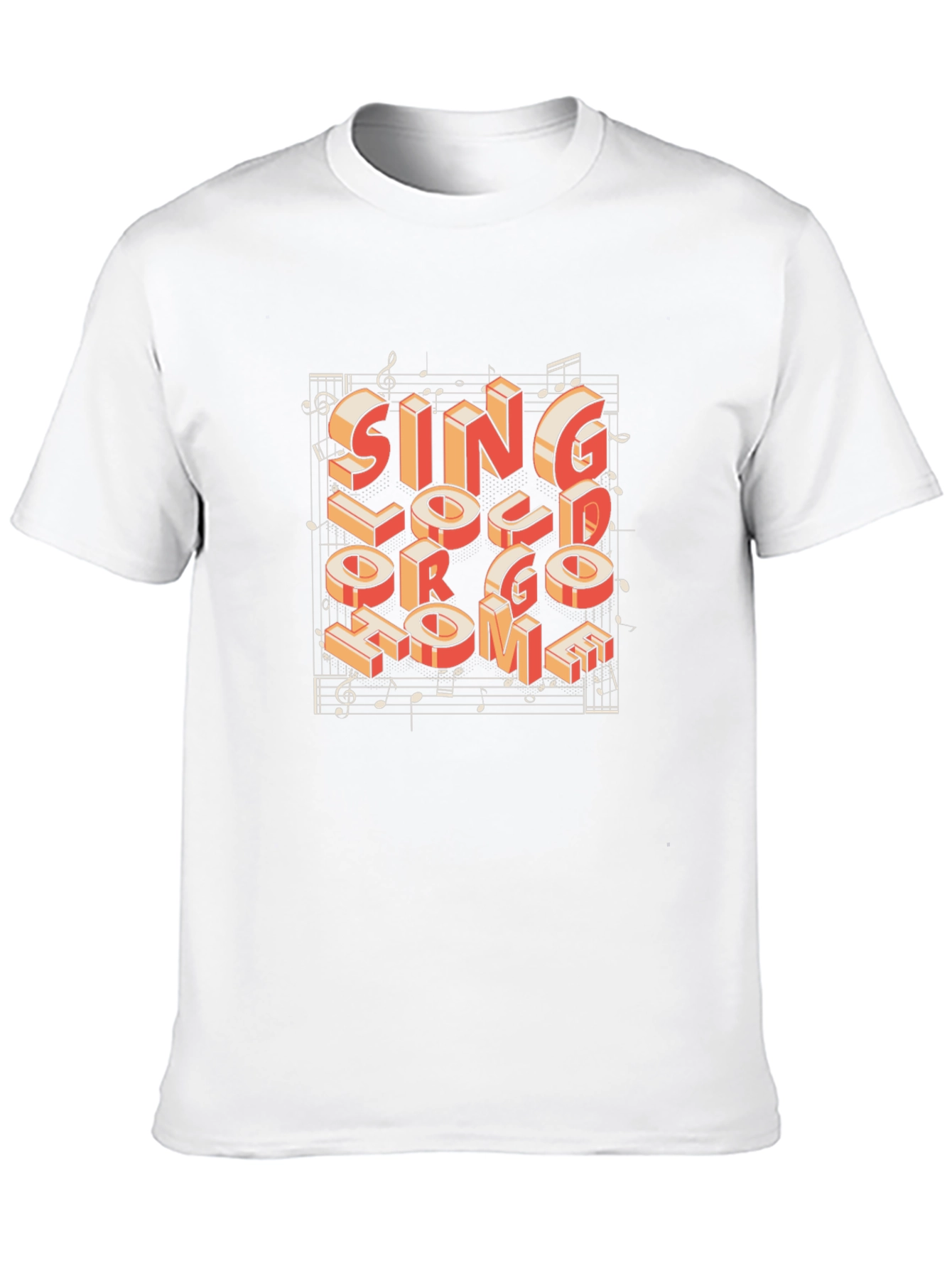 Sing Loud T-Shirt - Music Lover Tee
