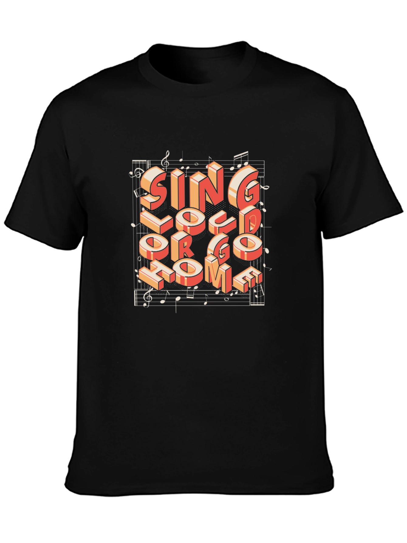 Sing Loud T-Shirt - Music Lover Tee