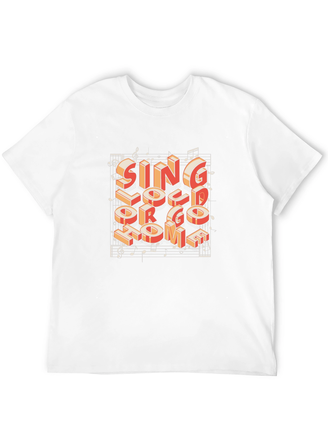 Sing Loud T-Shirt - Music Lover Tee