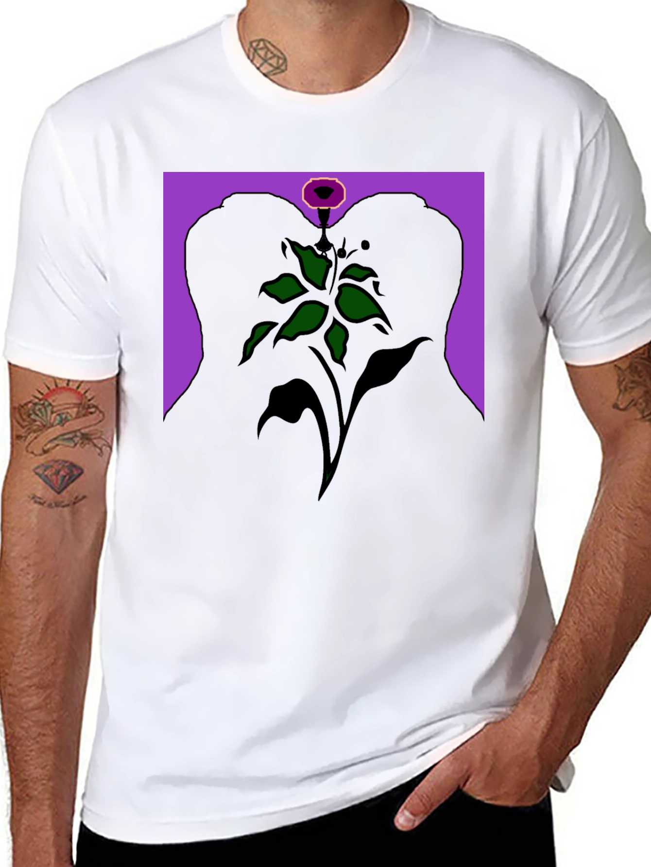 Abstract Graphic Tee - Unique Design