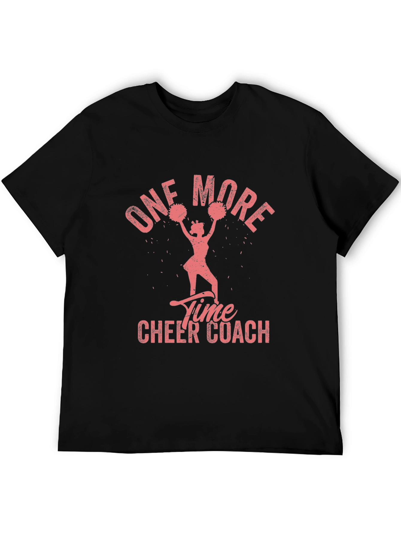 One More Time Cheer Coach Graphic Tee