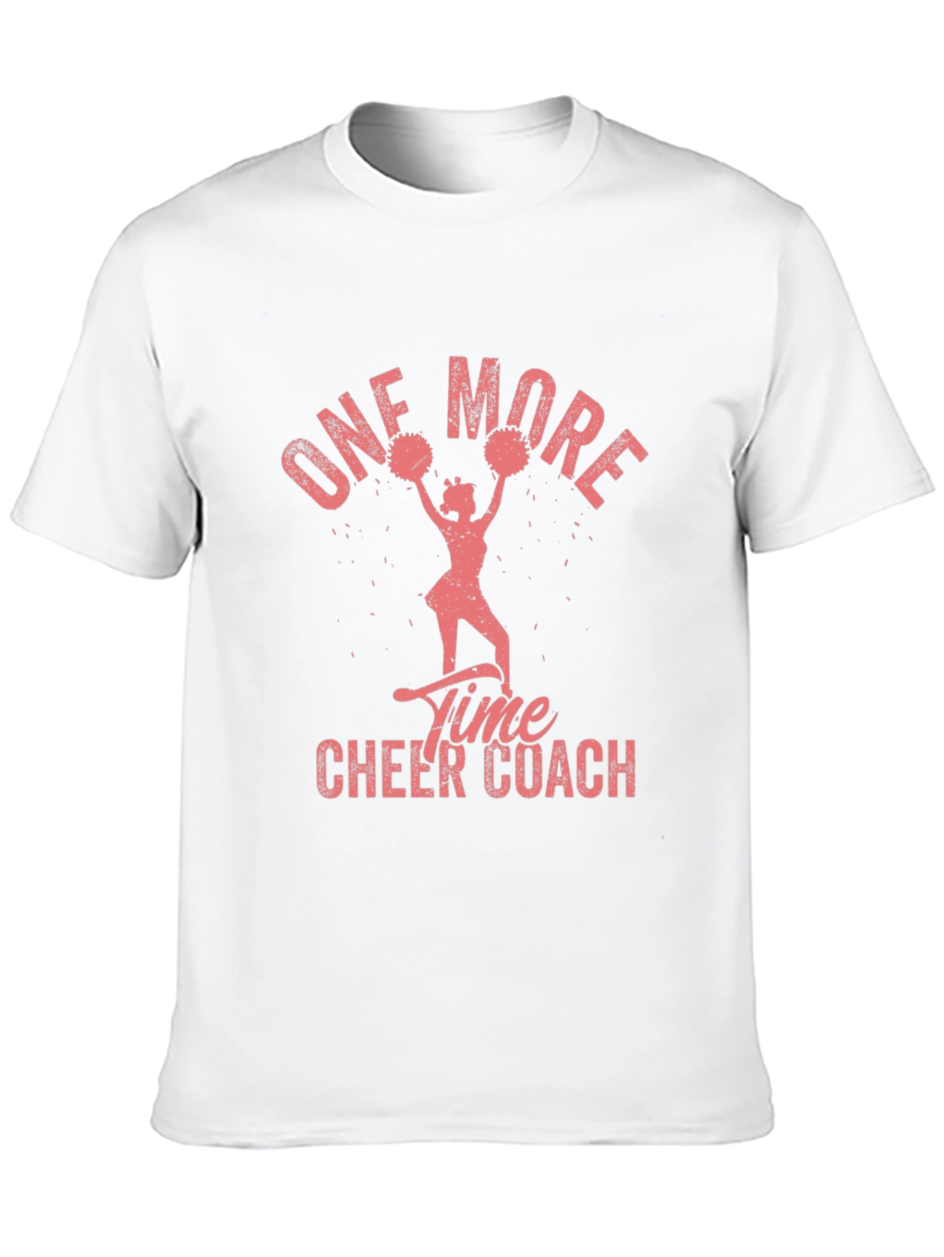 One More Time Cheer Coach Graphic Tee