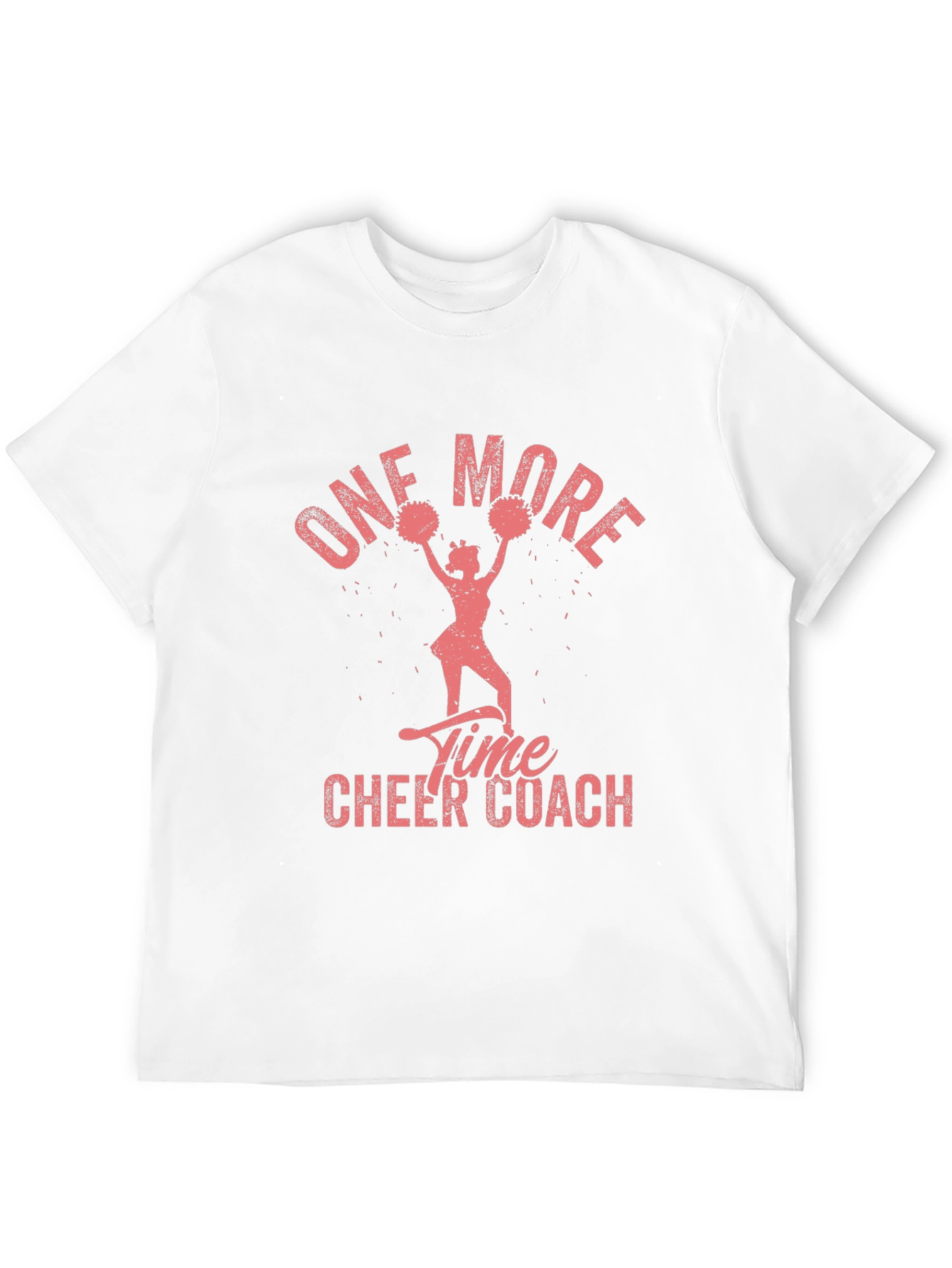 One More Time Cheer Coach Graphic Tee