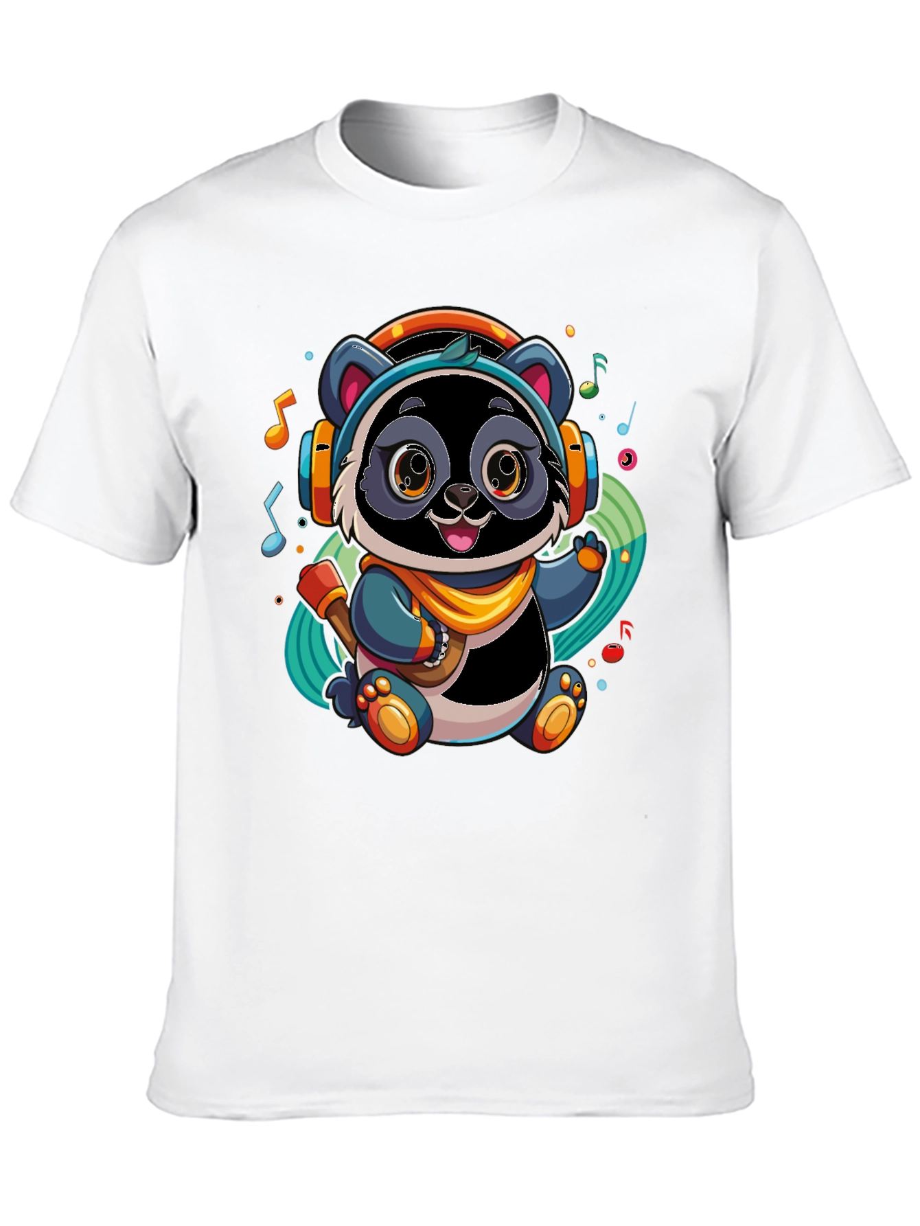 Cool Panda DJ T-Shirt - Music Lover Tee