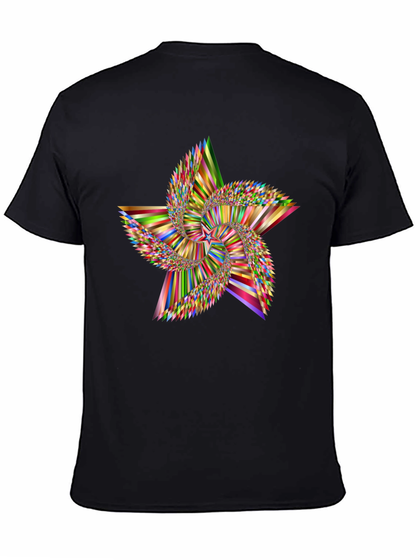Vibrant Star Graphic T-Shirt - Stylish Cotton Tee