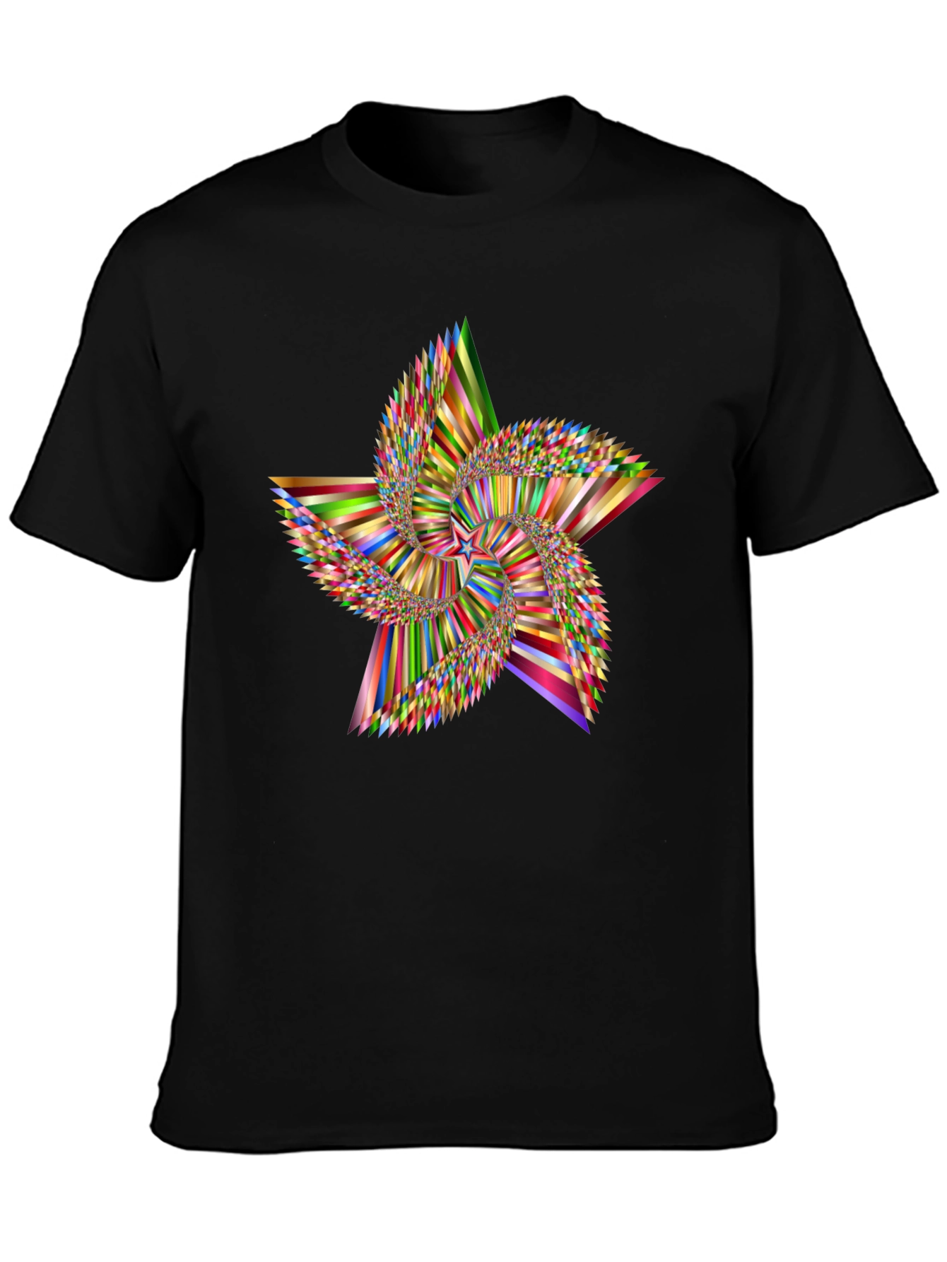 Vibrant Star Graphic T-Shirt - Stylish Cotton Tee