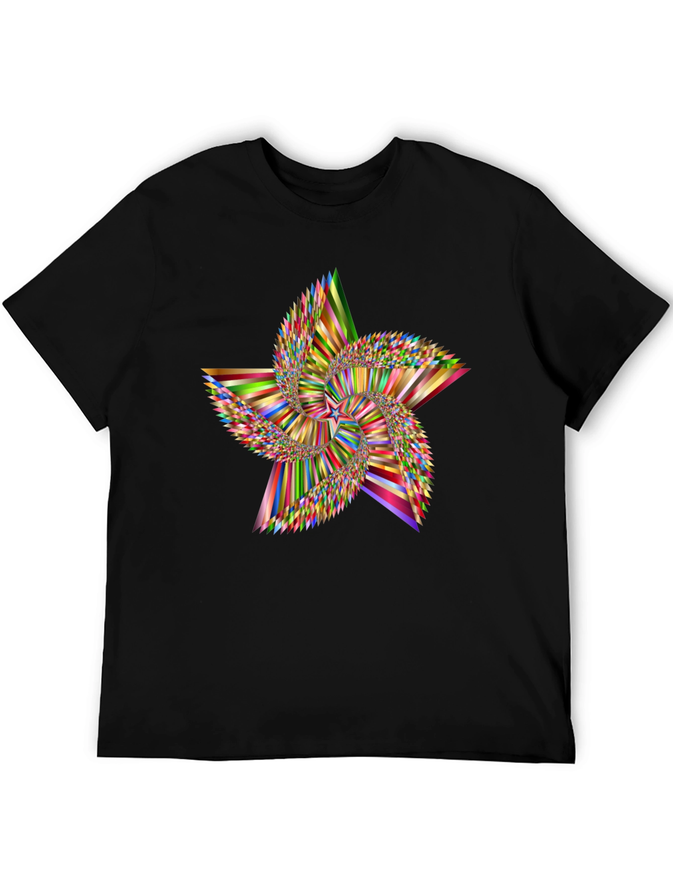 Vibrant Star Graphic T-Shirt - Stylish Cotton Tee