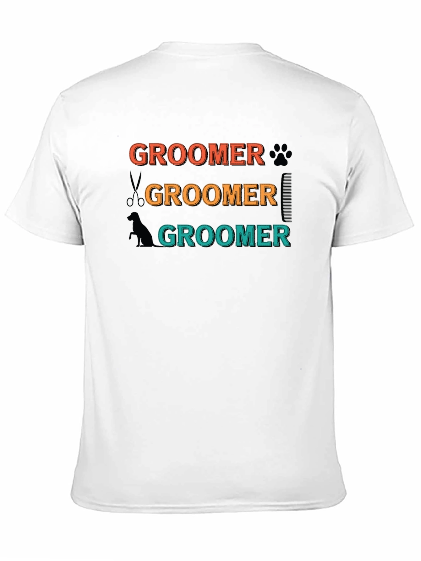 Groomer T-Shirt - Retro Pet Grooming Apparel