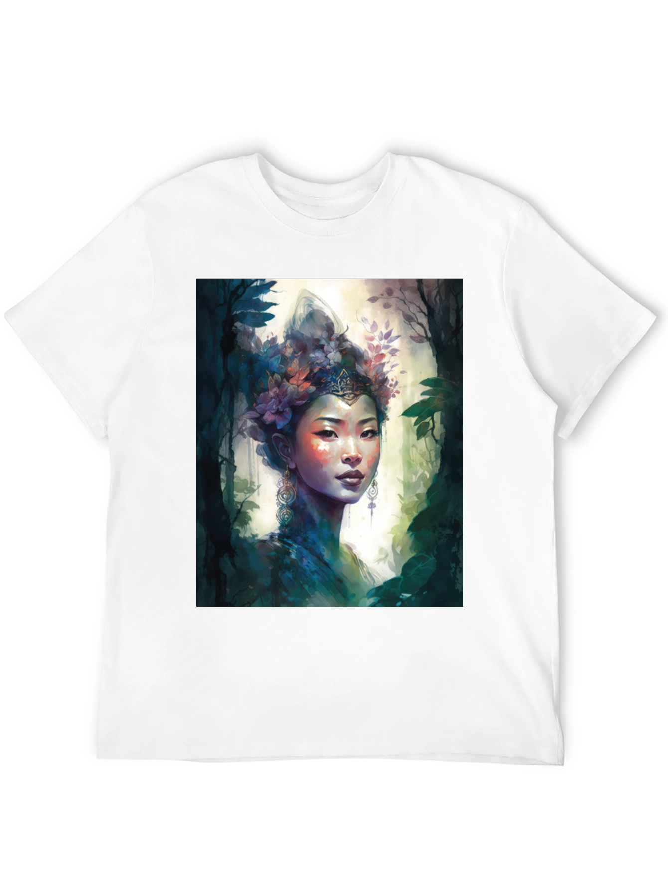 Mystic Asian Woman Graphic Tee
