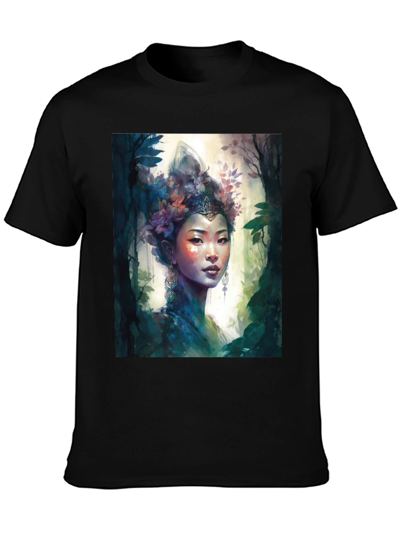 Mystic Asian Woman Graphic Tee