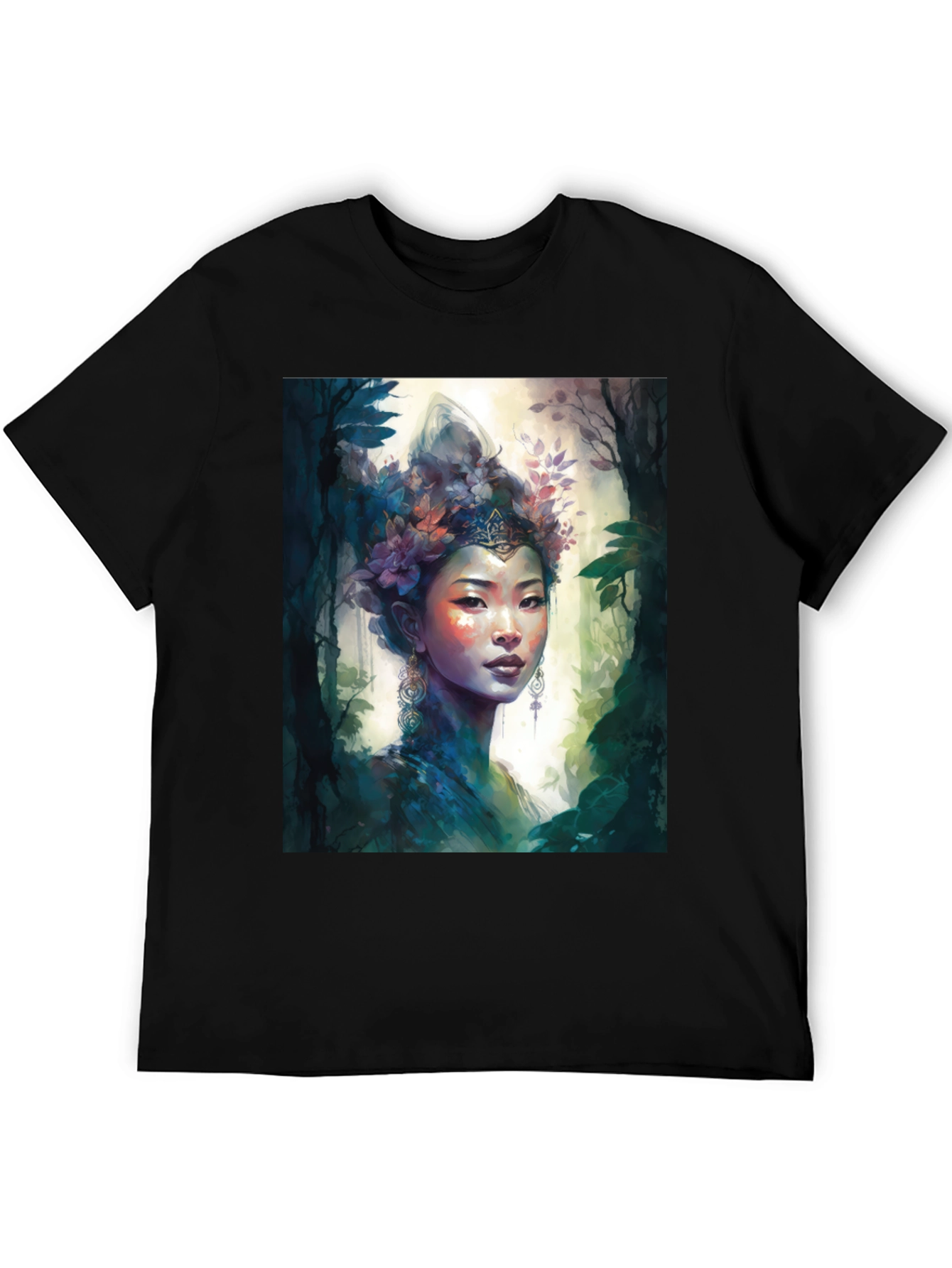 Mystic Asian Woman Graphic Tee
