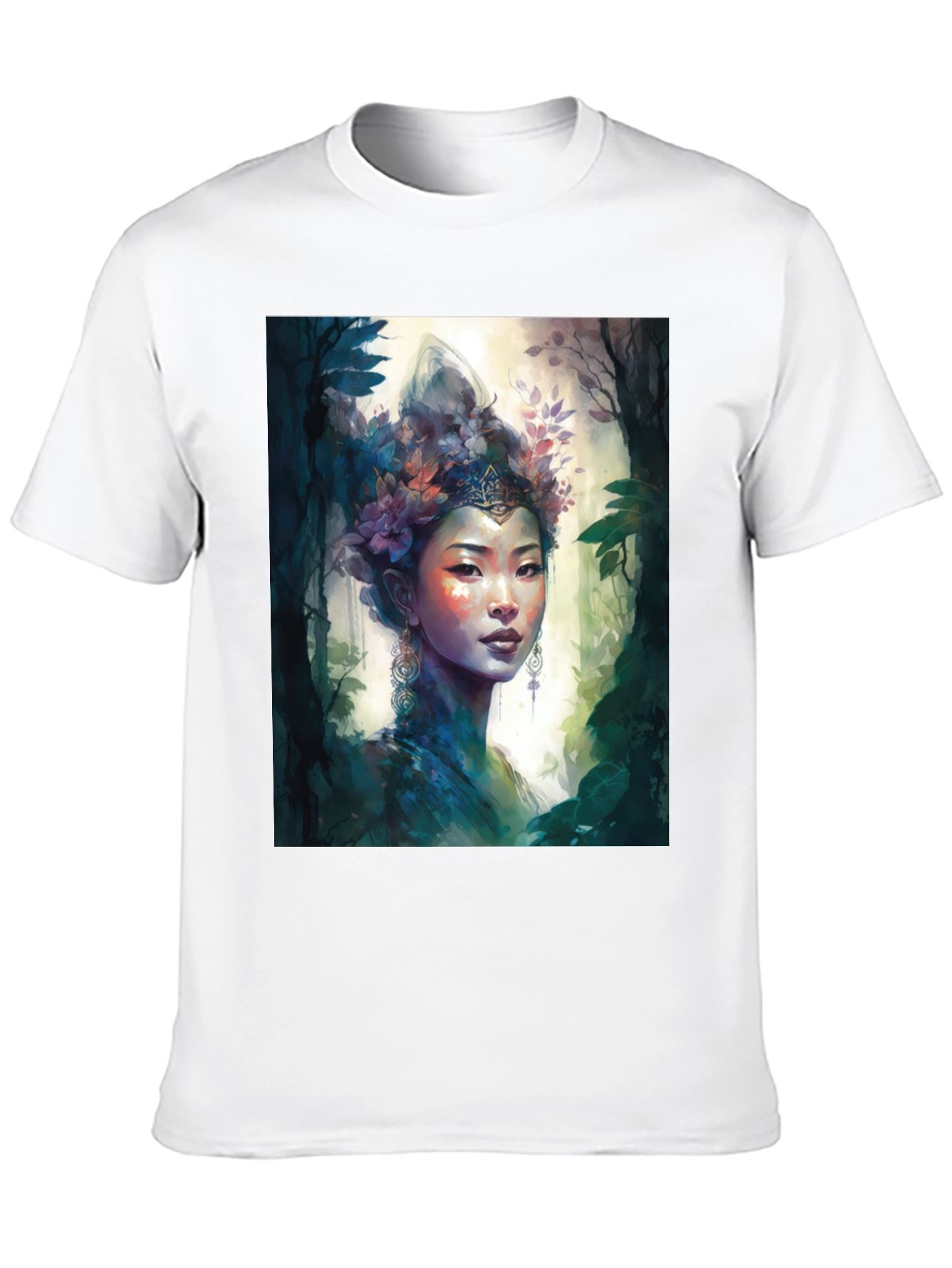 Mystic Asian Woman Graphic Tee