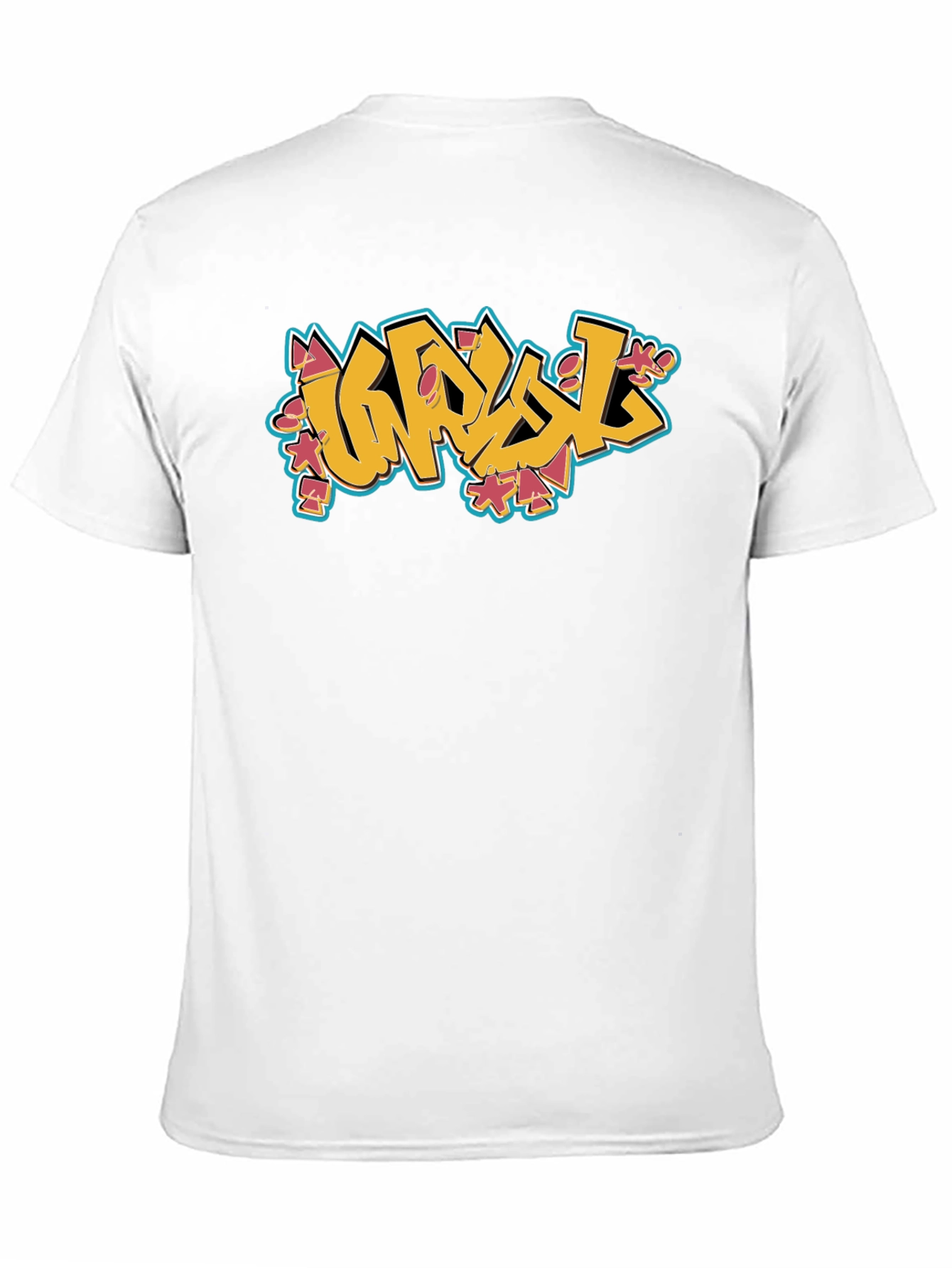 Graffiti Style Graphic Black T-Shirt