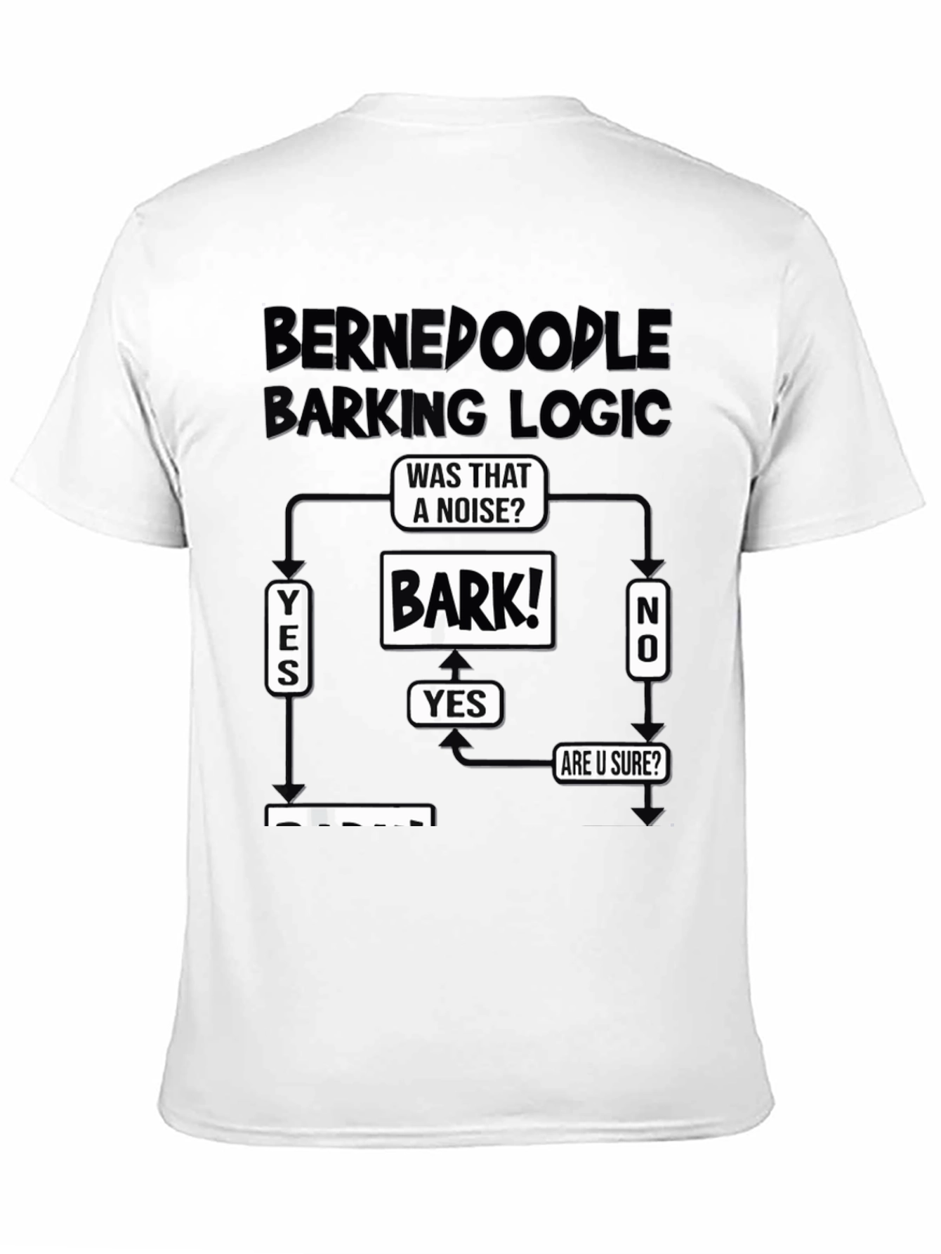 Bernedoodle Barking Logic T-Shirt