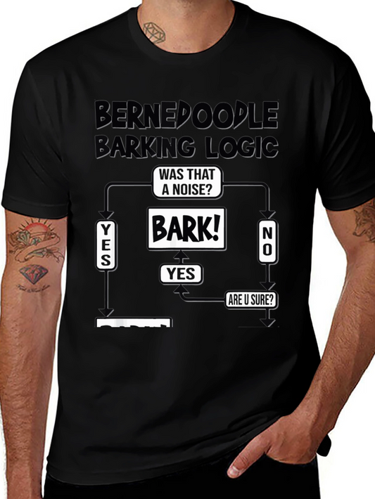 Bernedoodle Barking Logic T-Shirt