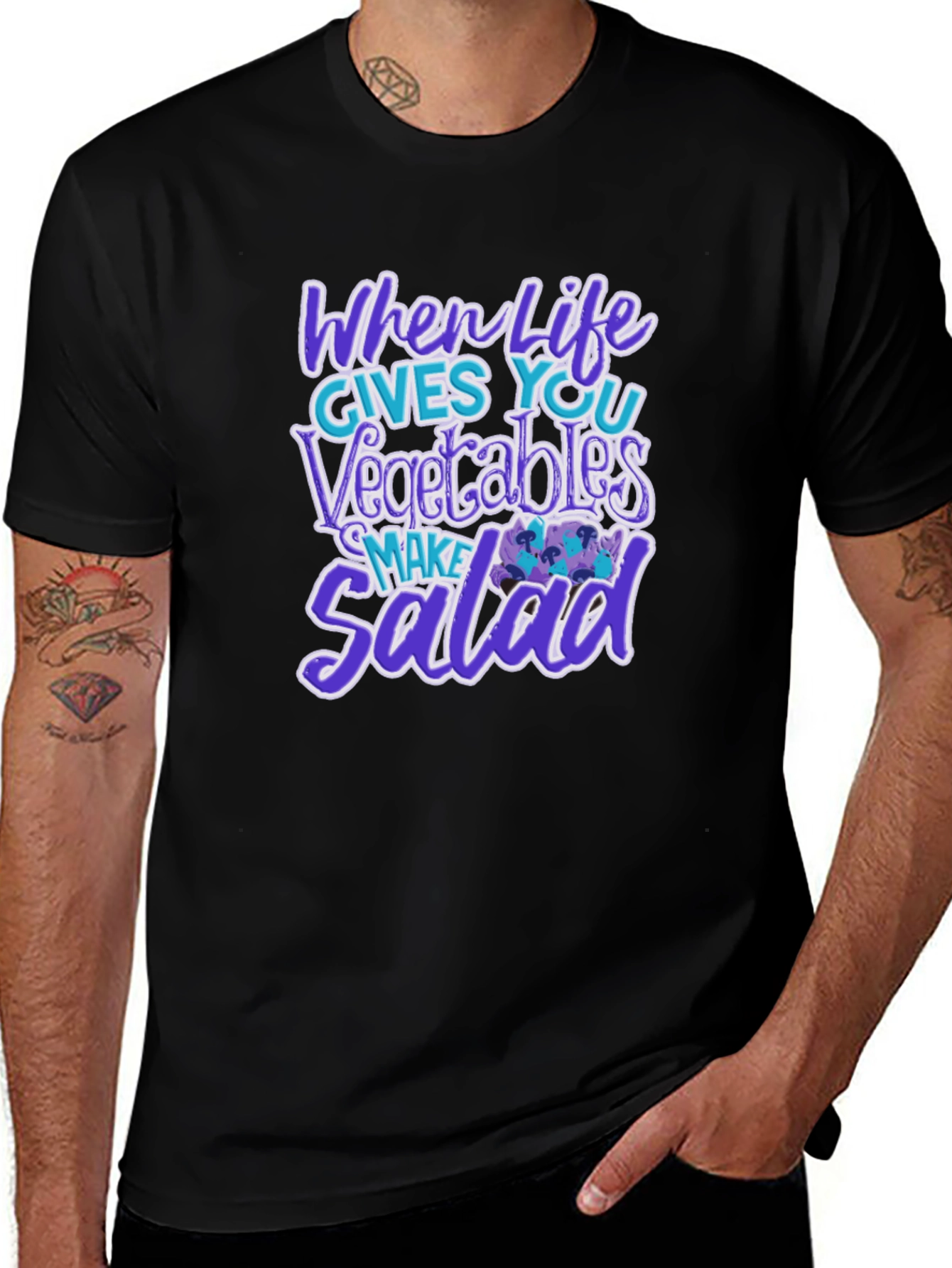 Veggie Salad T-Shirt - Funny Graphic Tee