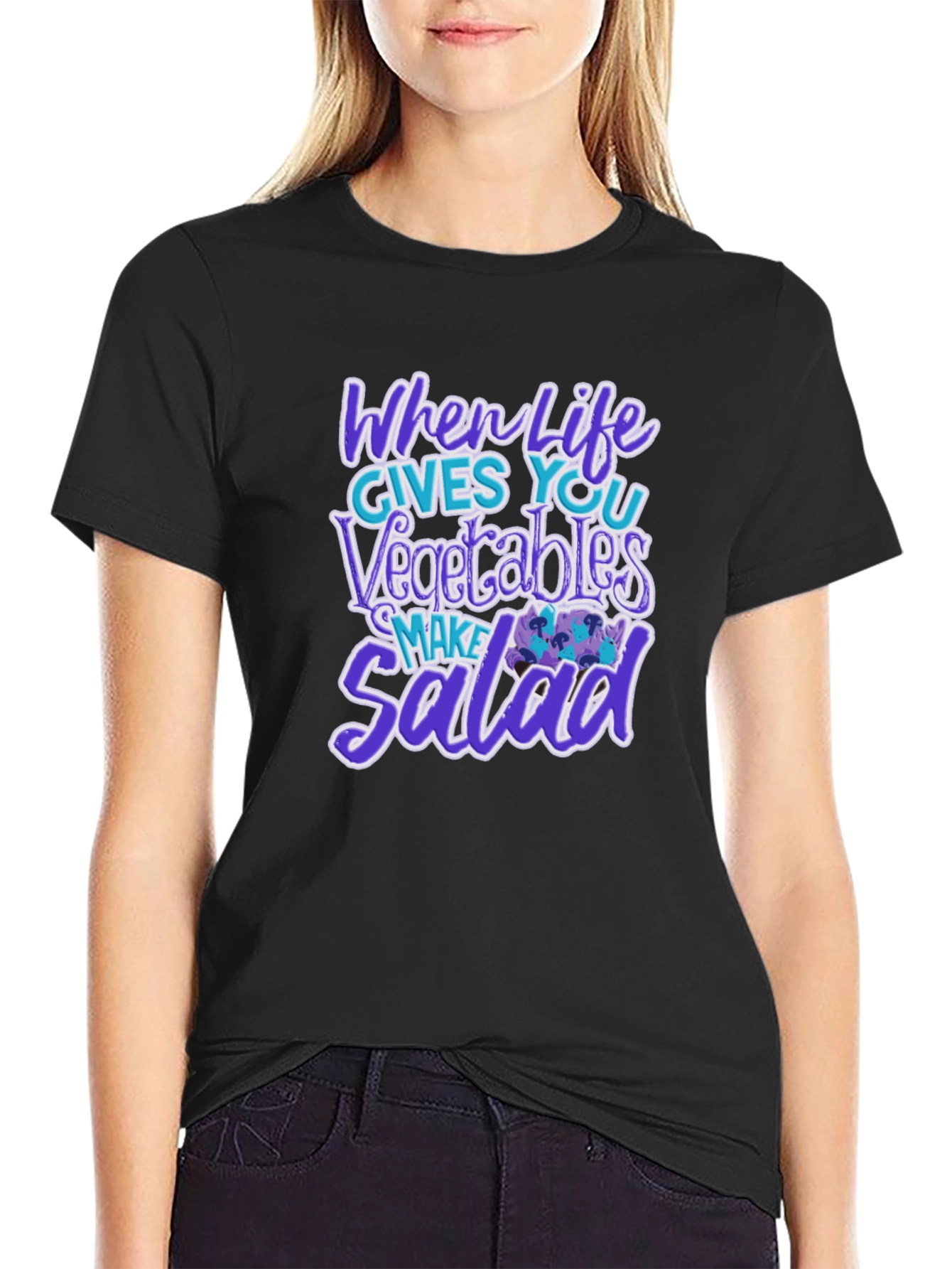 Veggie Salad T-Shirt - Funny Graphic Tee