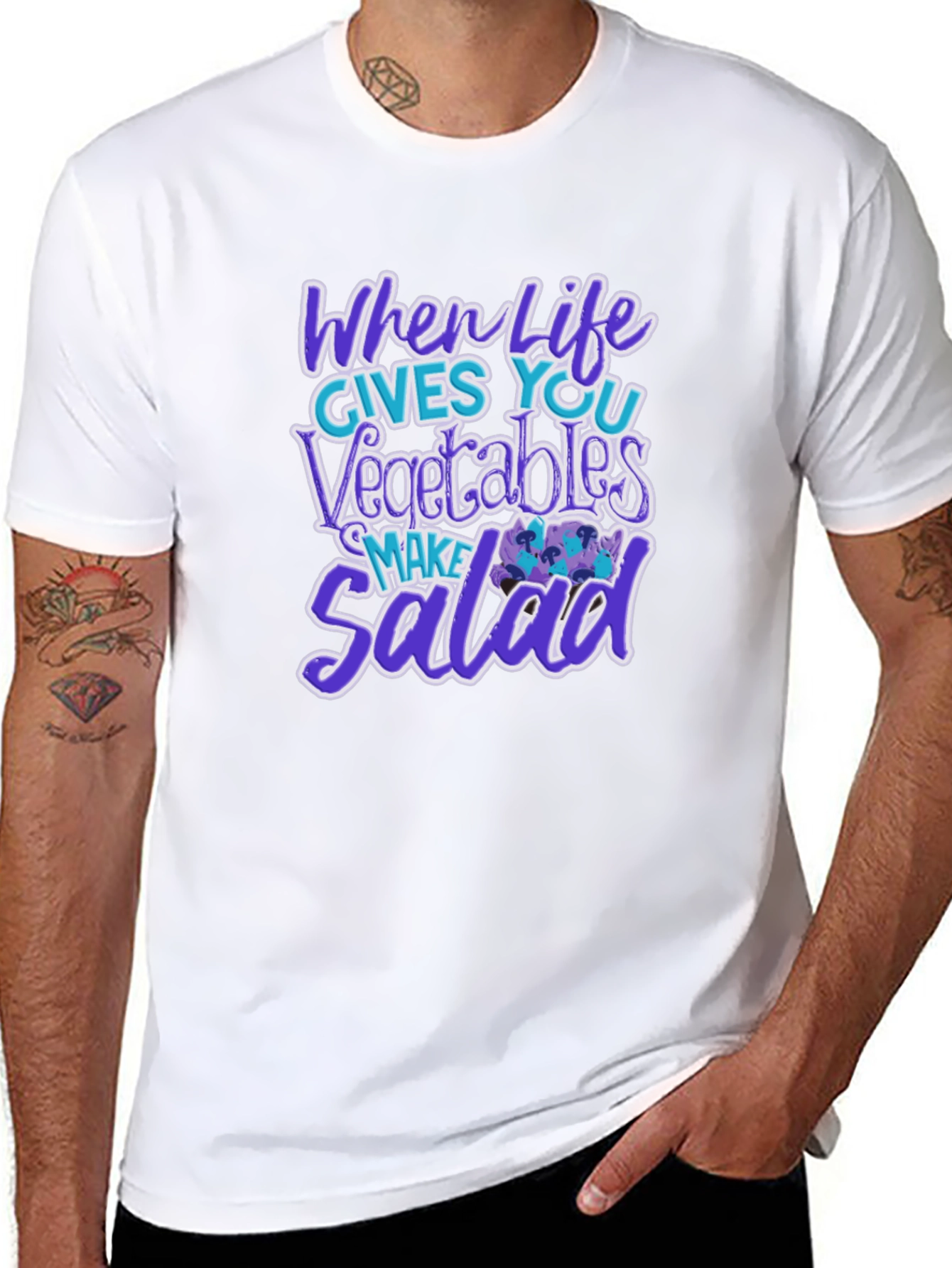 Veggie Salad T-Shirt - Funny Graphic Tee
