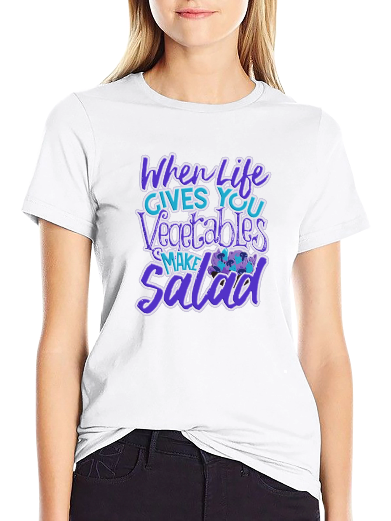 Veggie Salad T-Shirt - Funny Graphic Tee