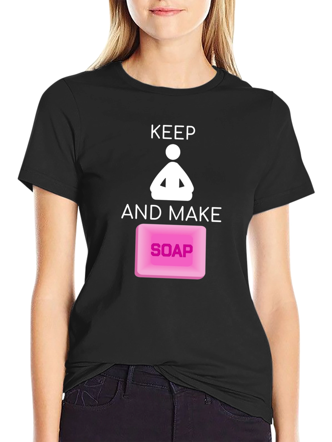 Keep Calm and Make Soap Funny Graphic Tee