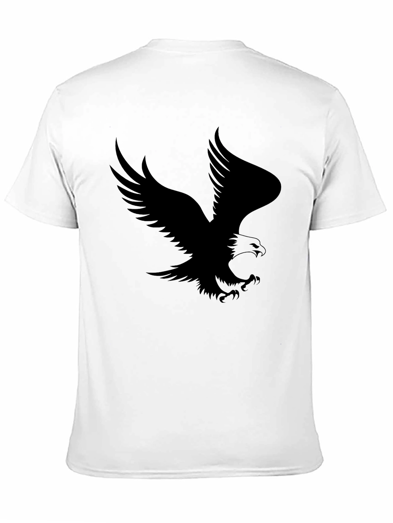Black Eagle Graphic Print Mens T-Shirt