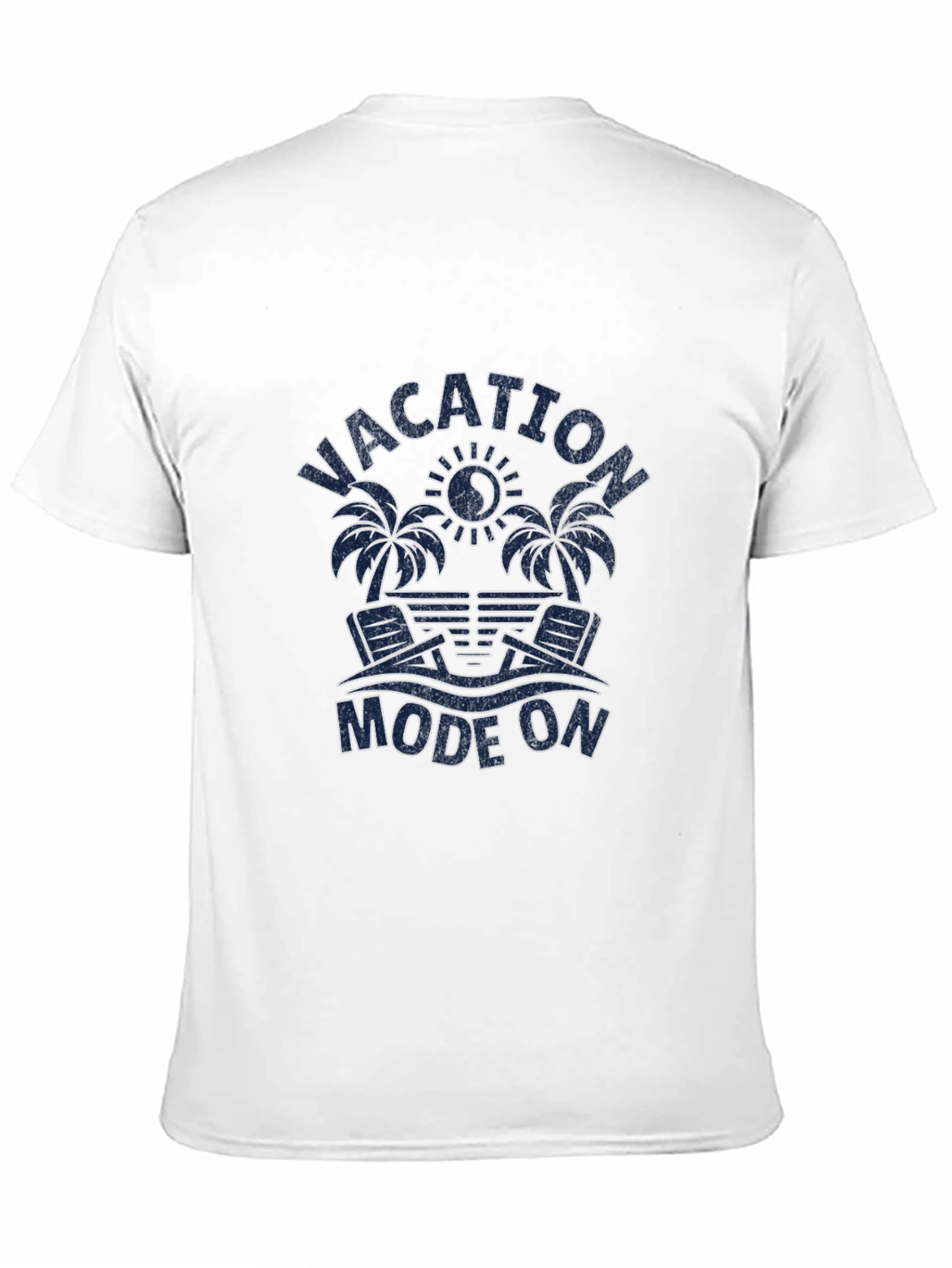 Vacation Mode On Graphic Tee -  Palm Trees