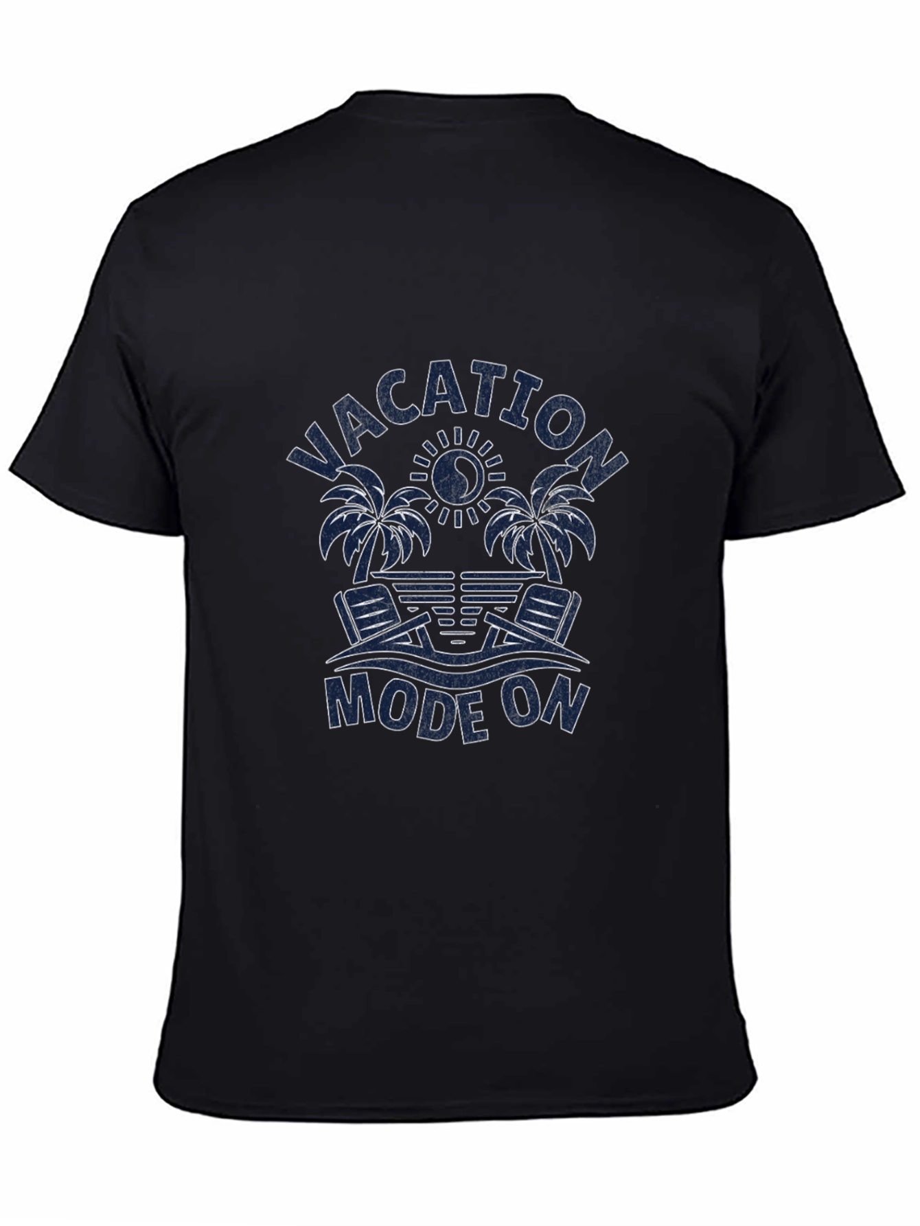 Vacation Mode On Graphic Tee -  Palm Trees
