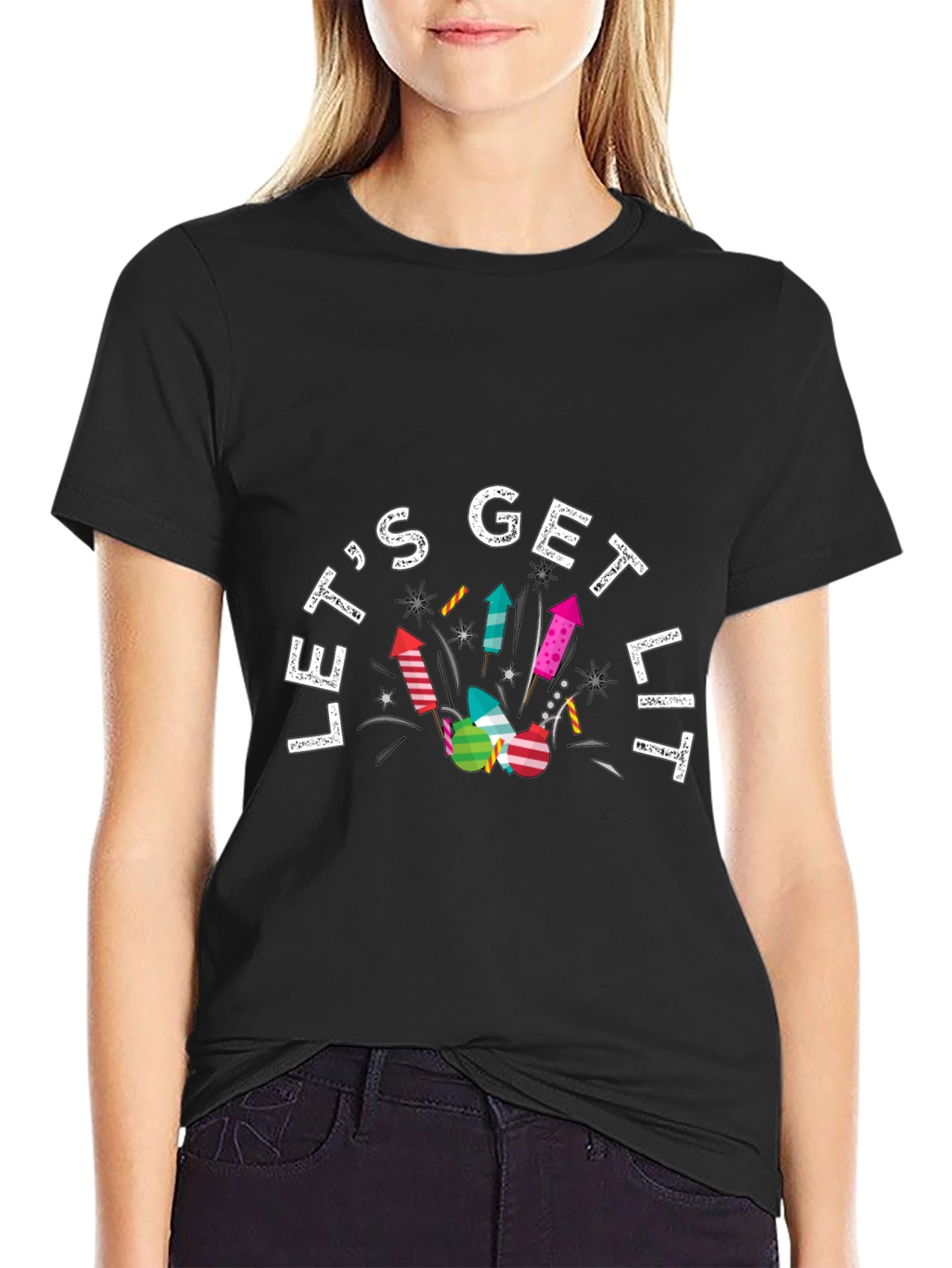 Lets Get Lit Graphic Tee