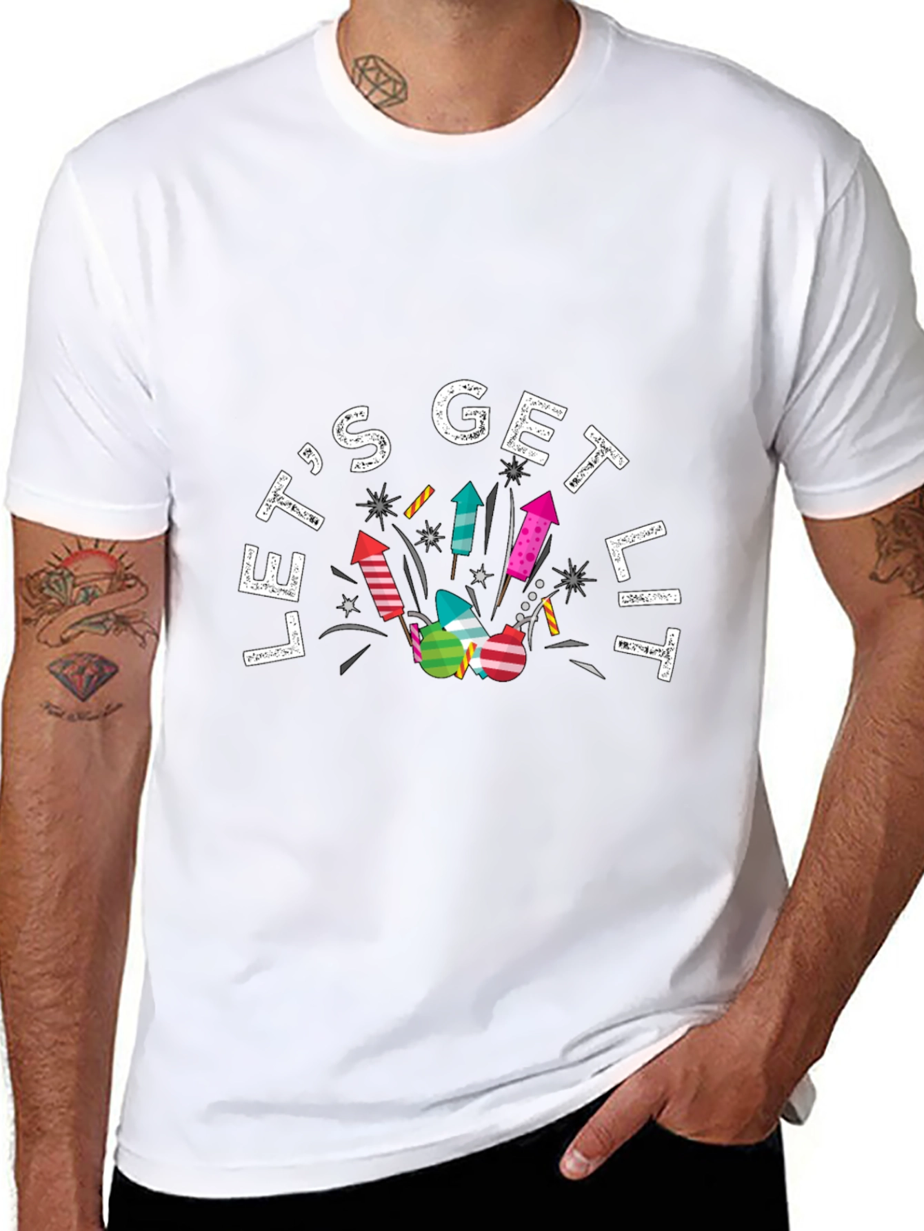 Lets Get Lit Graphic Tee