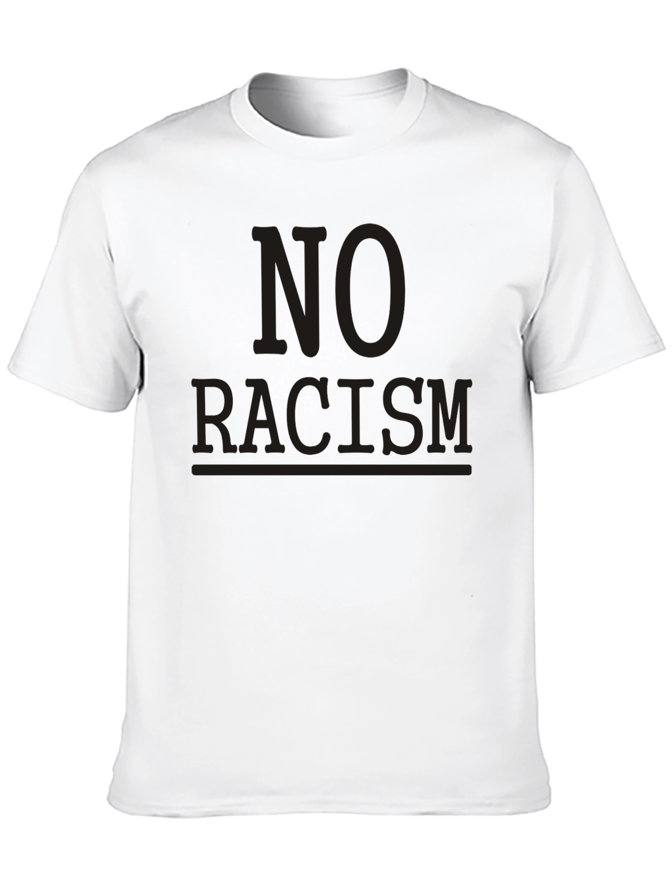 No Racism Graphic Tee - Soft Cotton Unisex T-Shirt