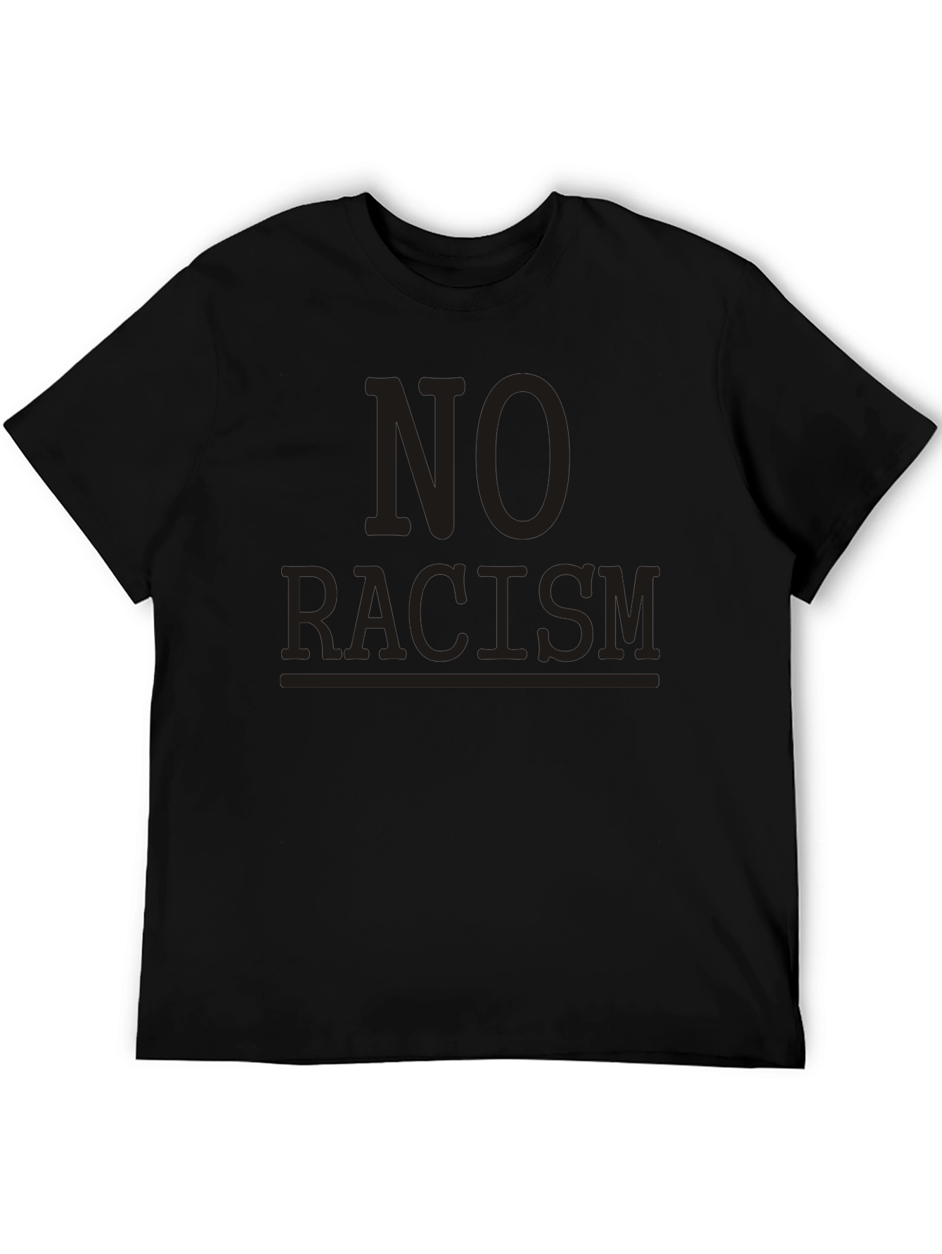 No Racism Graphic Tee - Soft Cotton Unisex T-Shirt