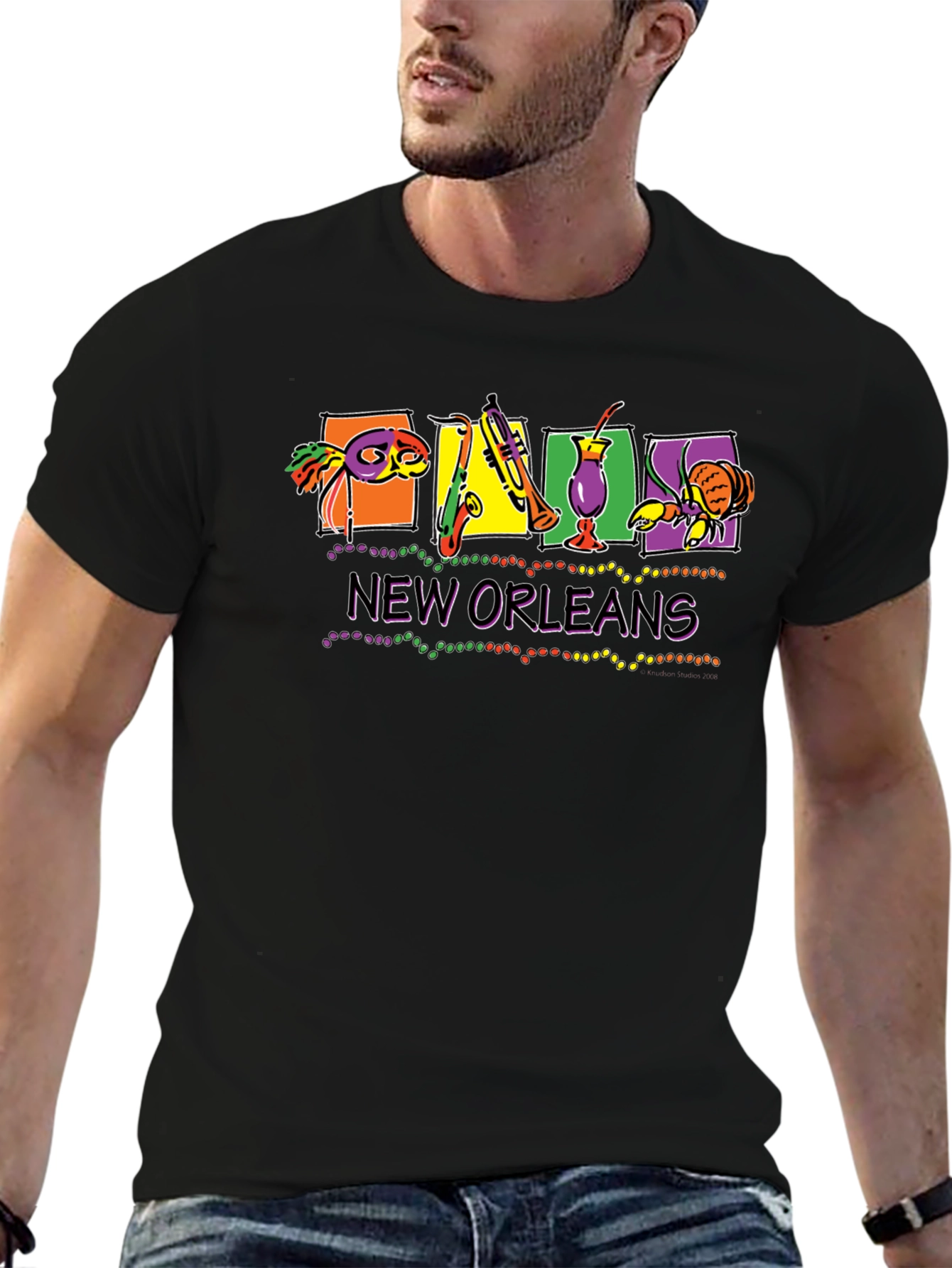 New Orleans Graphic Print Tee
