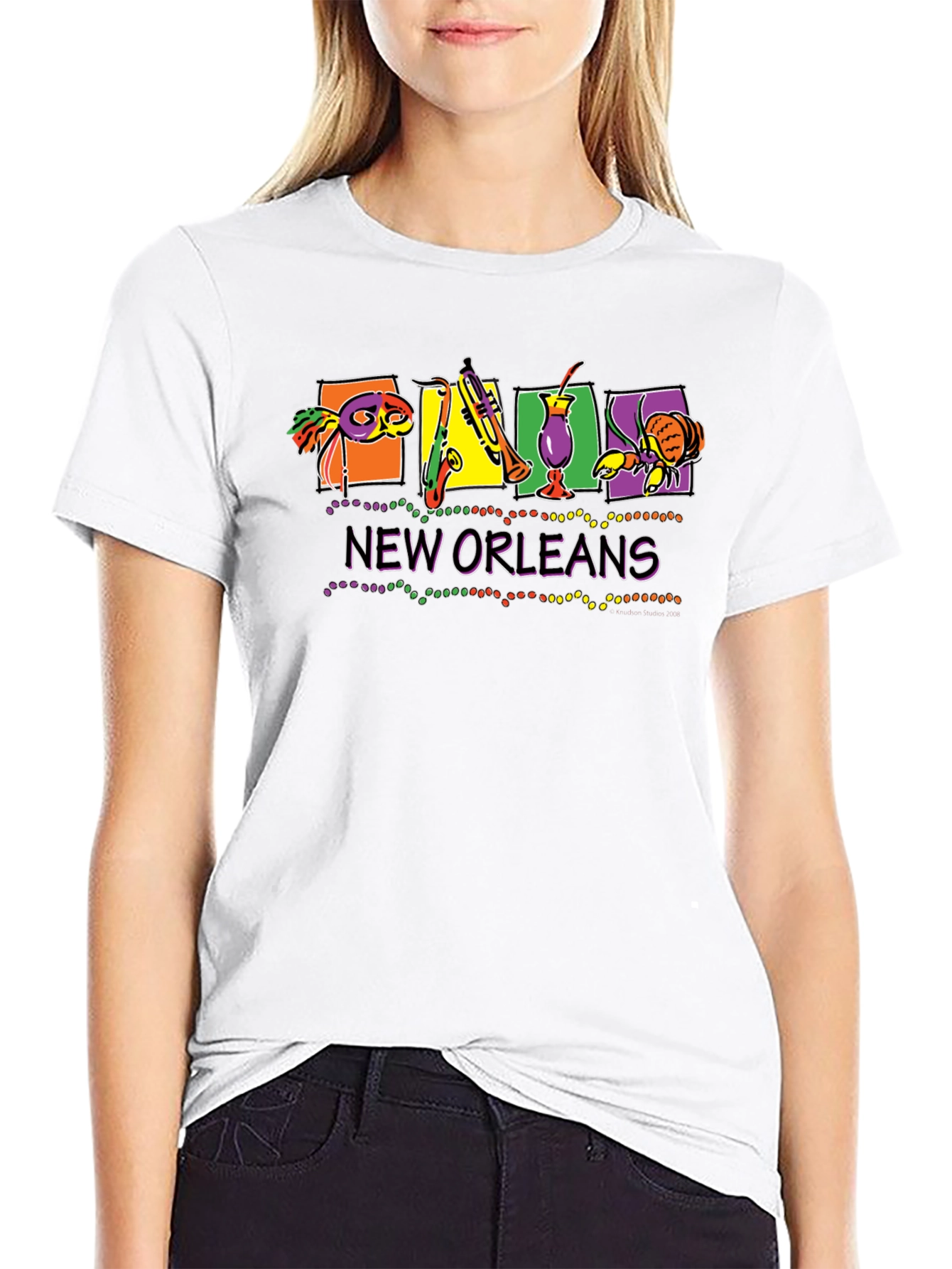New Orleans Graphic Print Tee