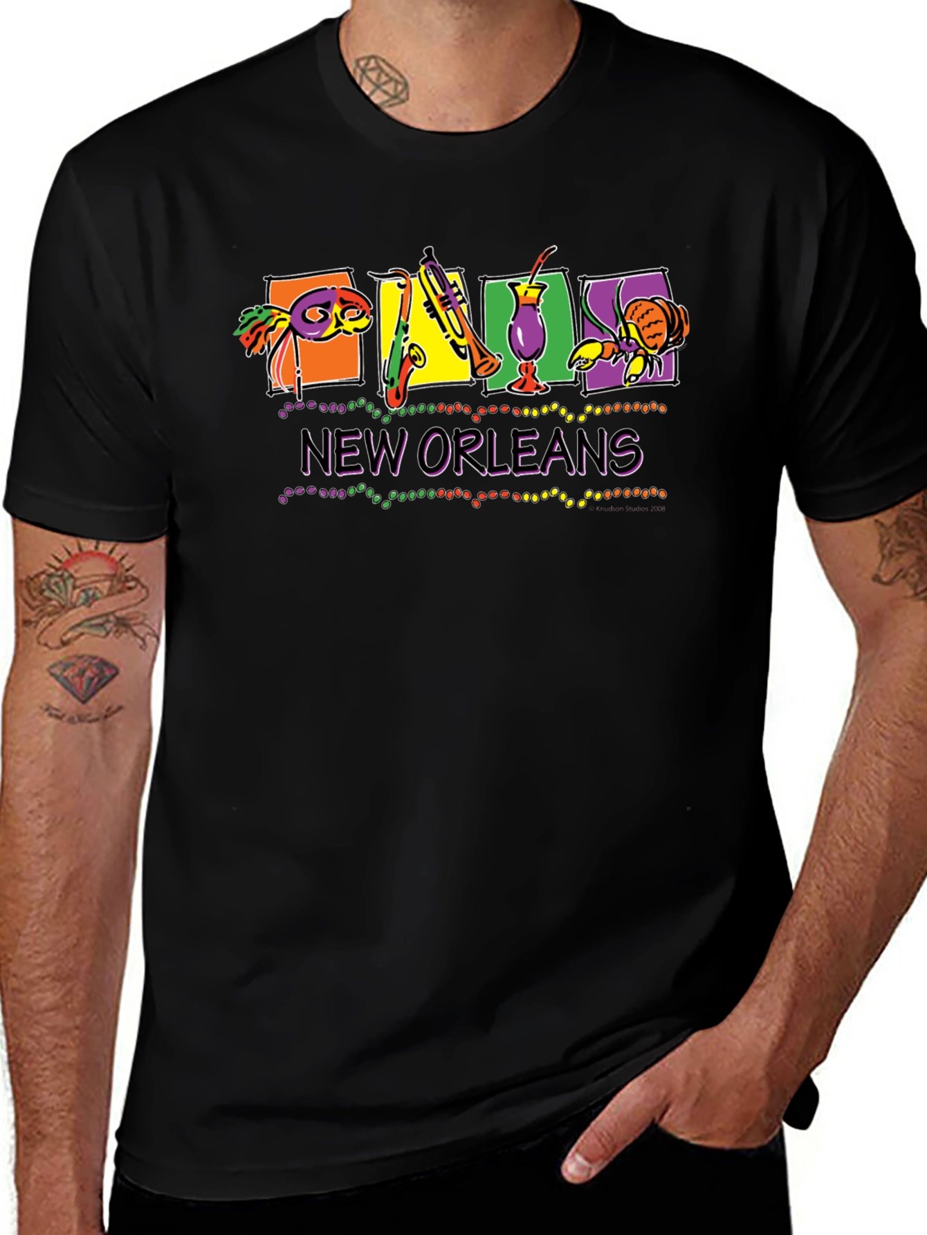 New Orleans Graphic Print Tee