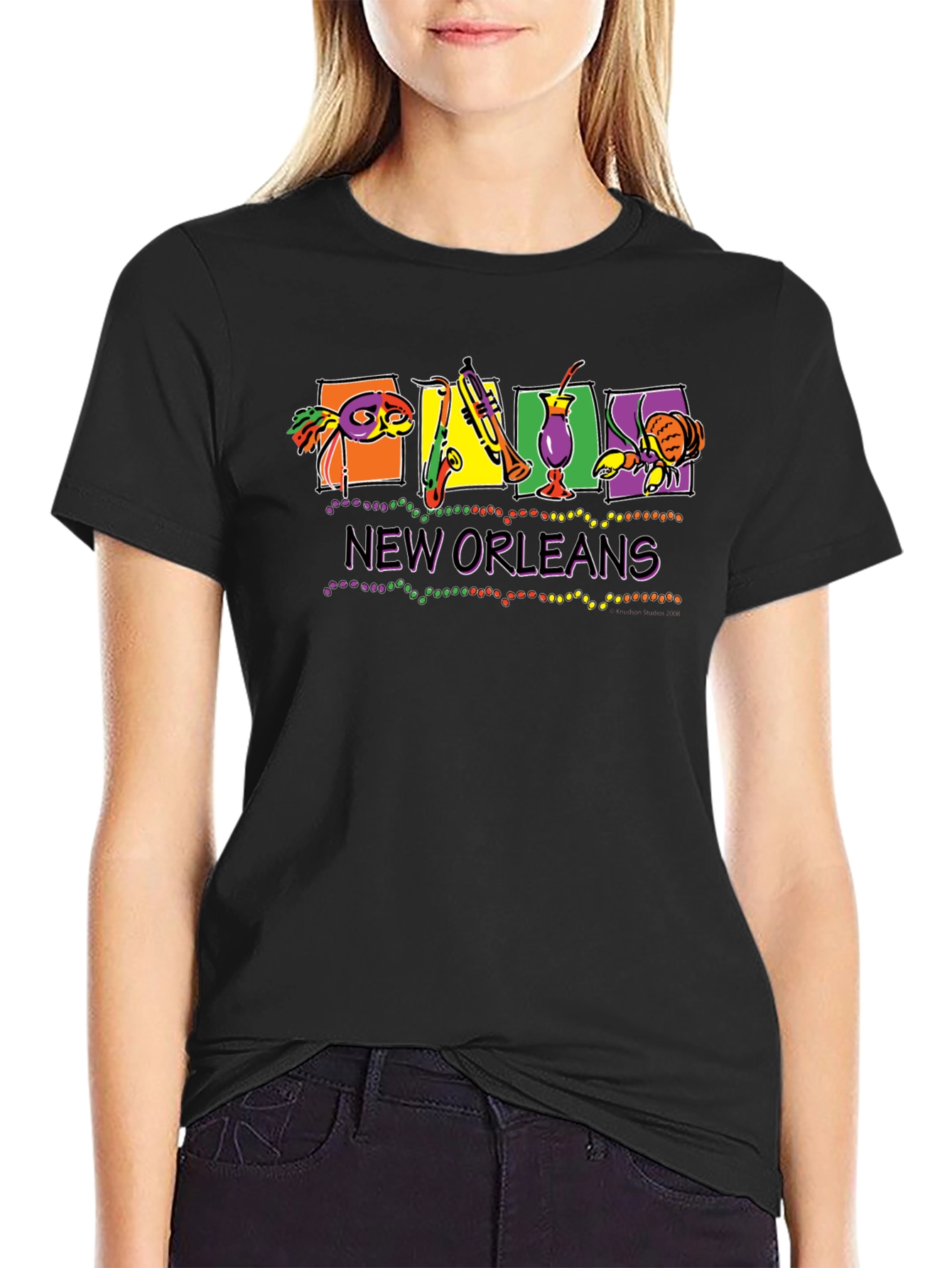 New Orleans Graphic Print Tee