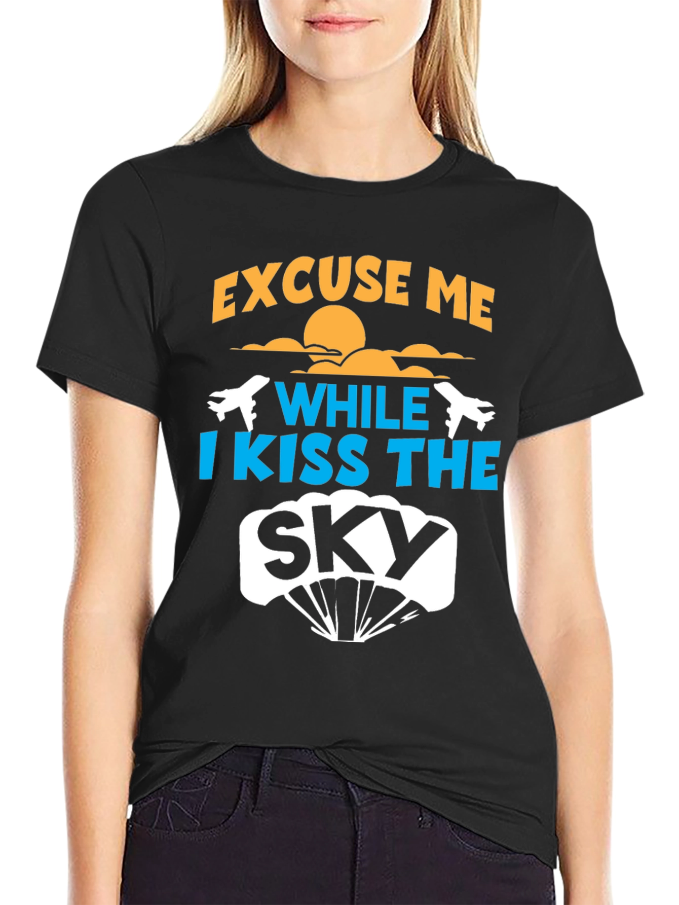 Kiss the Sky Graphic T-Shirt - Skydiver Apparel