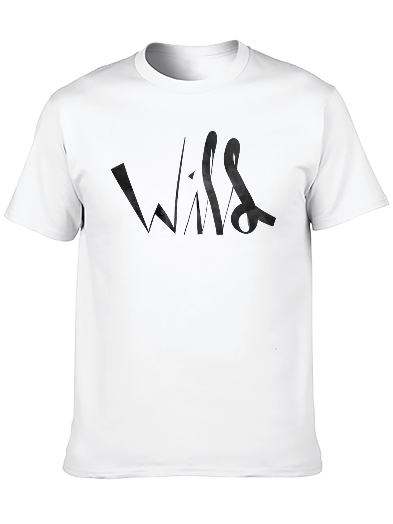 Wild Graphic Print Black T-Shirt