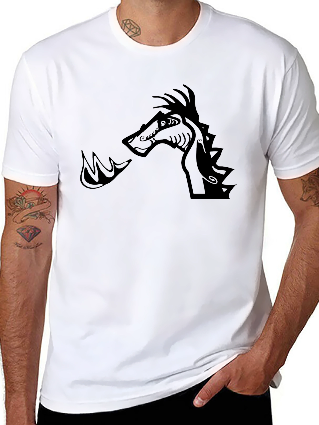 Dragon Fire Black T-Shirt