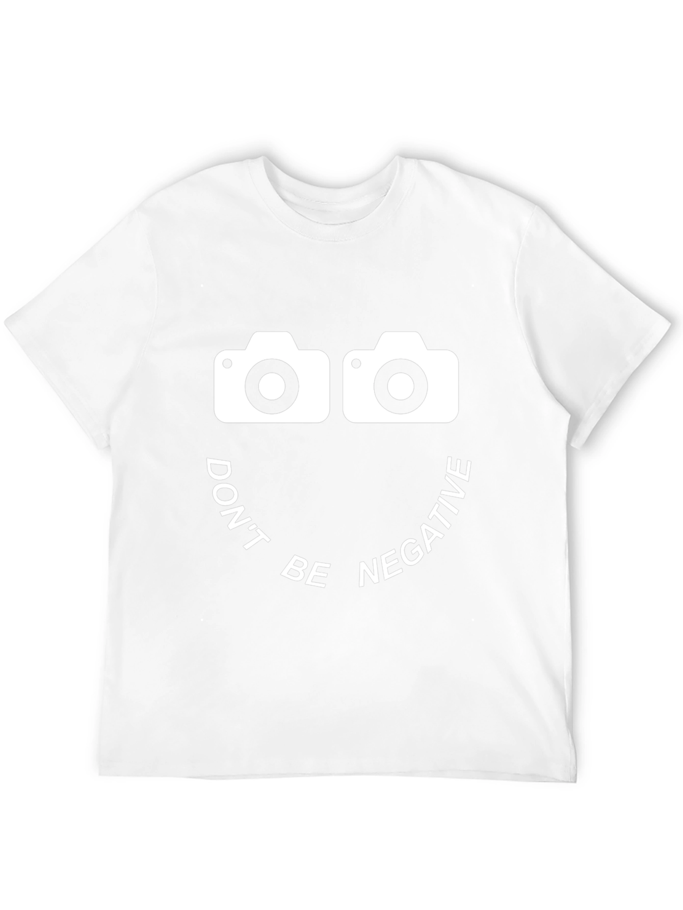 Camera Graphic T-Shirt - Dont Be Negative