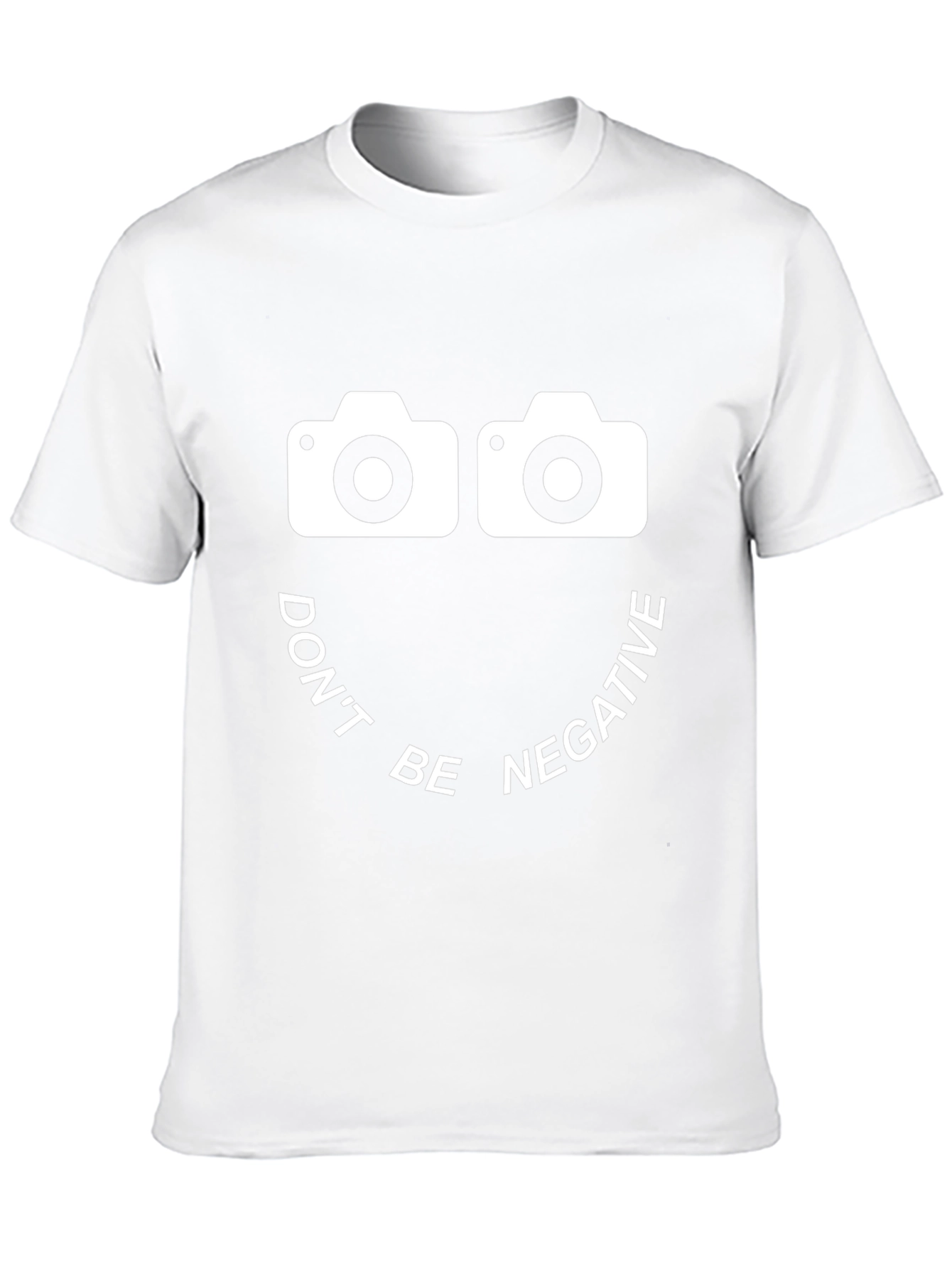 Camera Graphic T-Shirt - Dont Be Negative