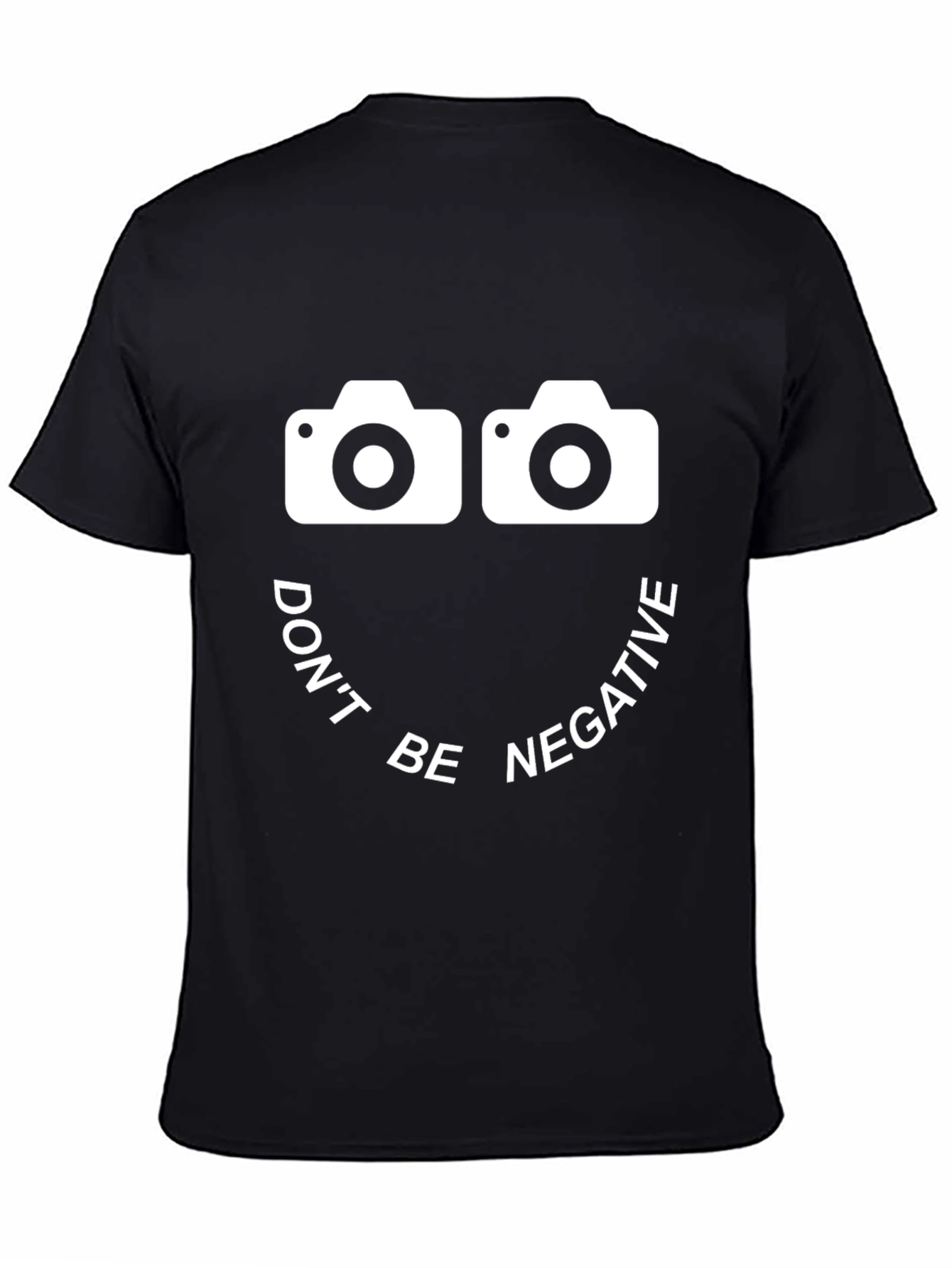 Camera Graphic T-Shirt - Dont Be Negative