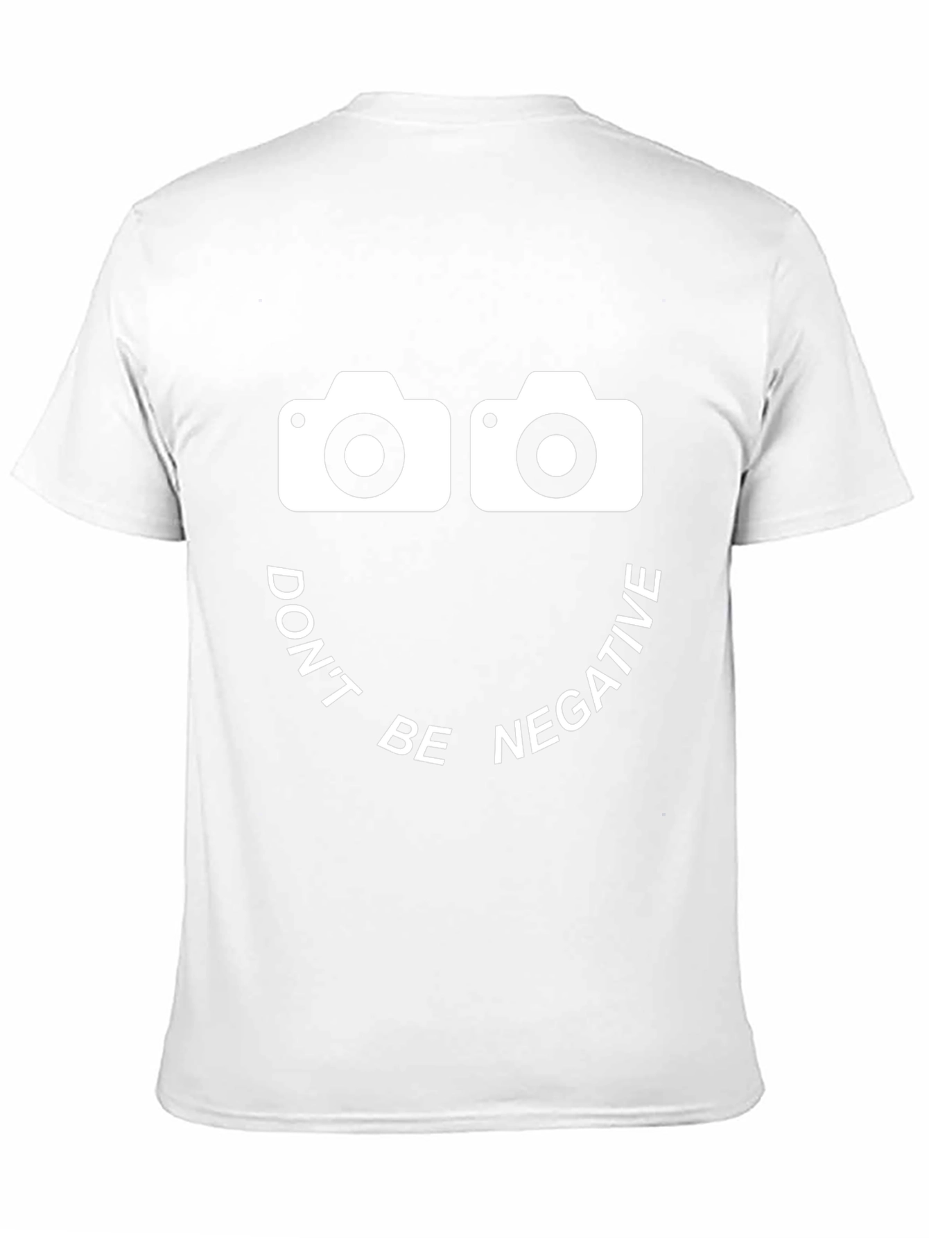 Camera Graphic T-Shirt - Dont Be Negative