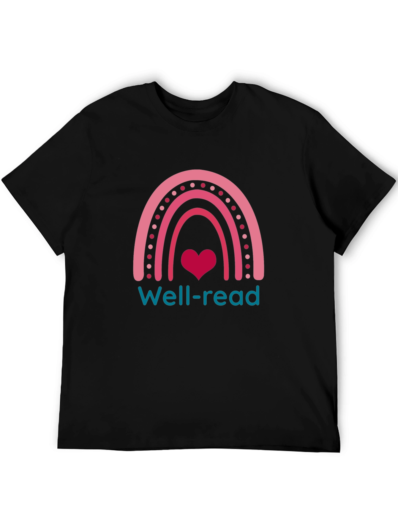 Well-Read Rainbow Heart T-Shirt