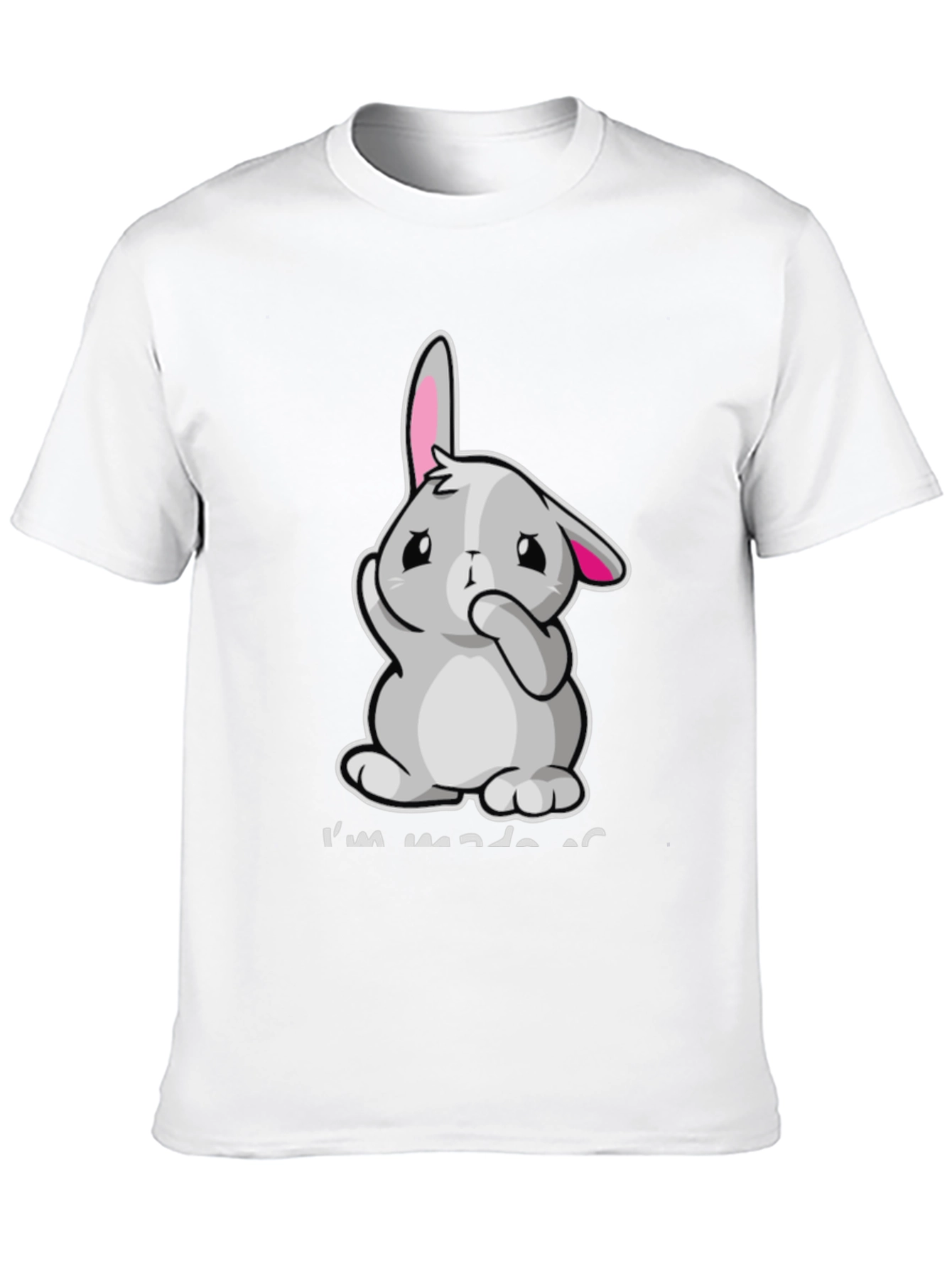 Cute Bunny Graphic Tee - Im Made of... T-Shirt