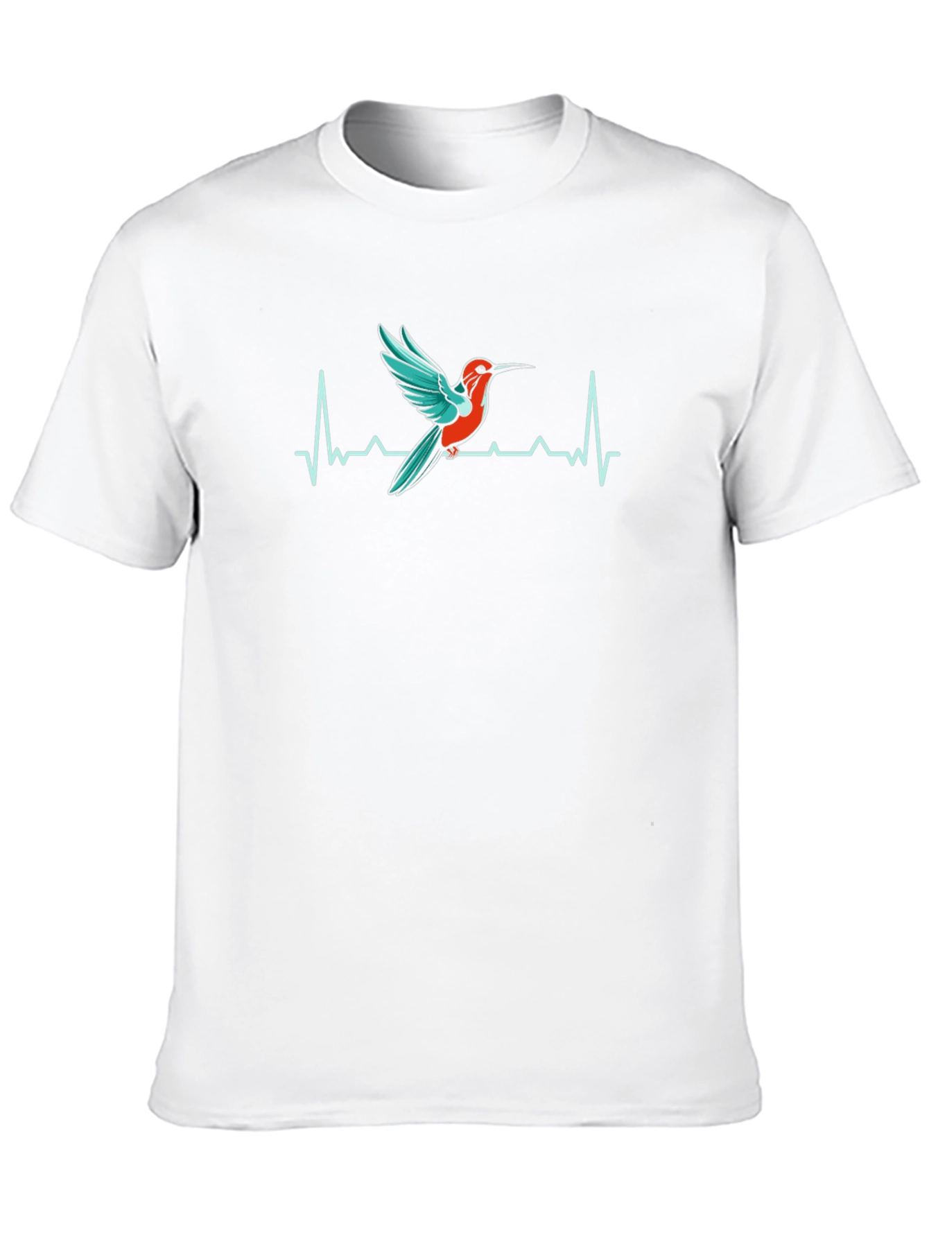 Hummingbird Heartbeat T-Shirt - Black