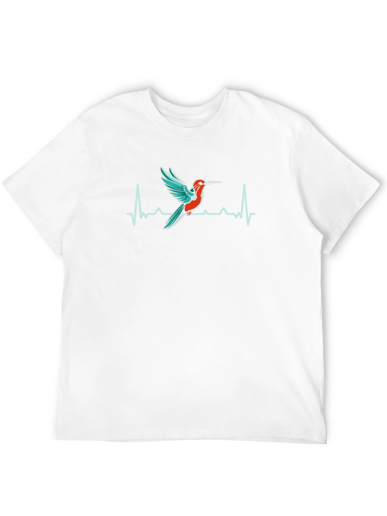 Hummingbird Heartbeat T-Shirt - Black