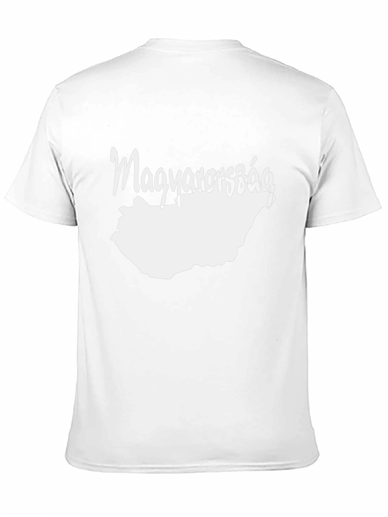 Magyarország Map T-Shirt - Black Cotton Tee