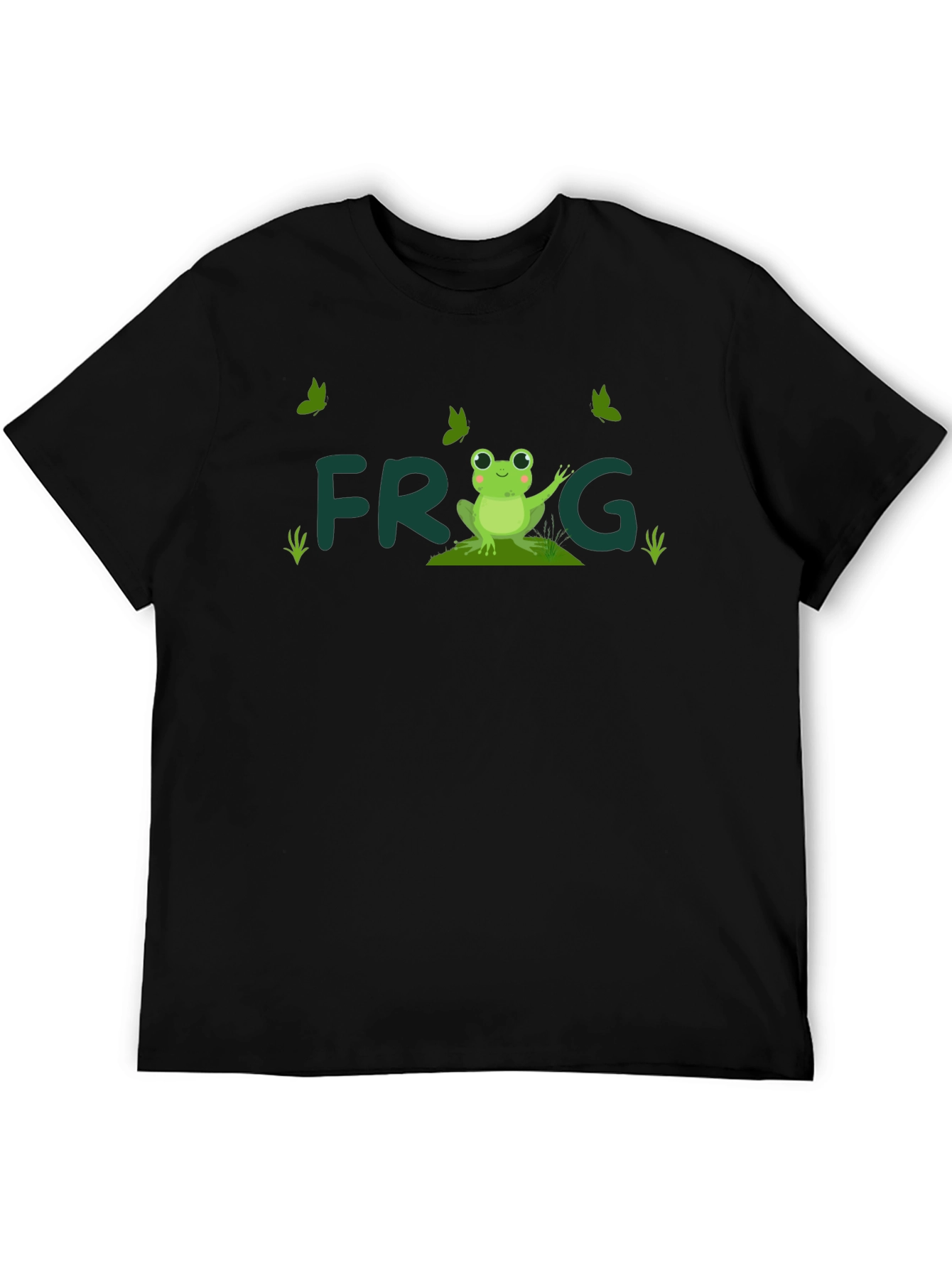 Frog Graphic Black T-Shirt