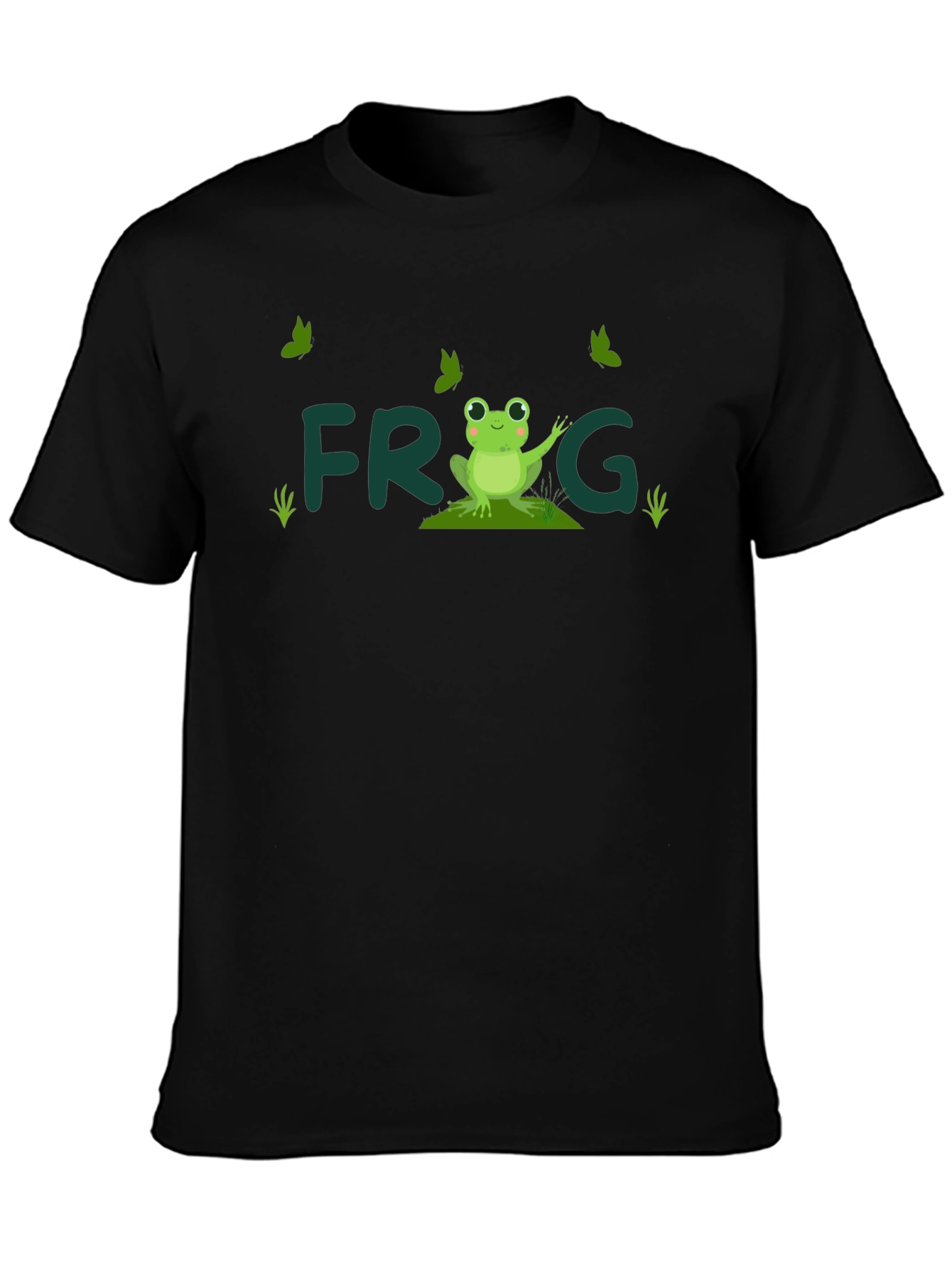 Frog Graphic Black T-Shirt