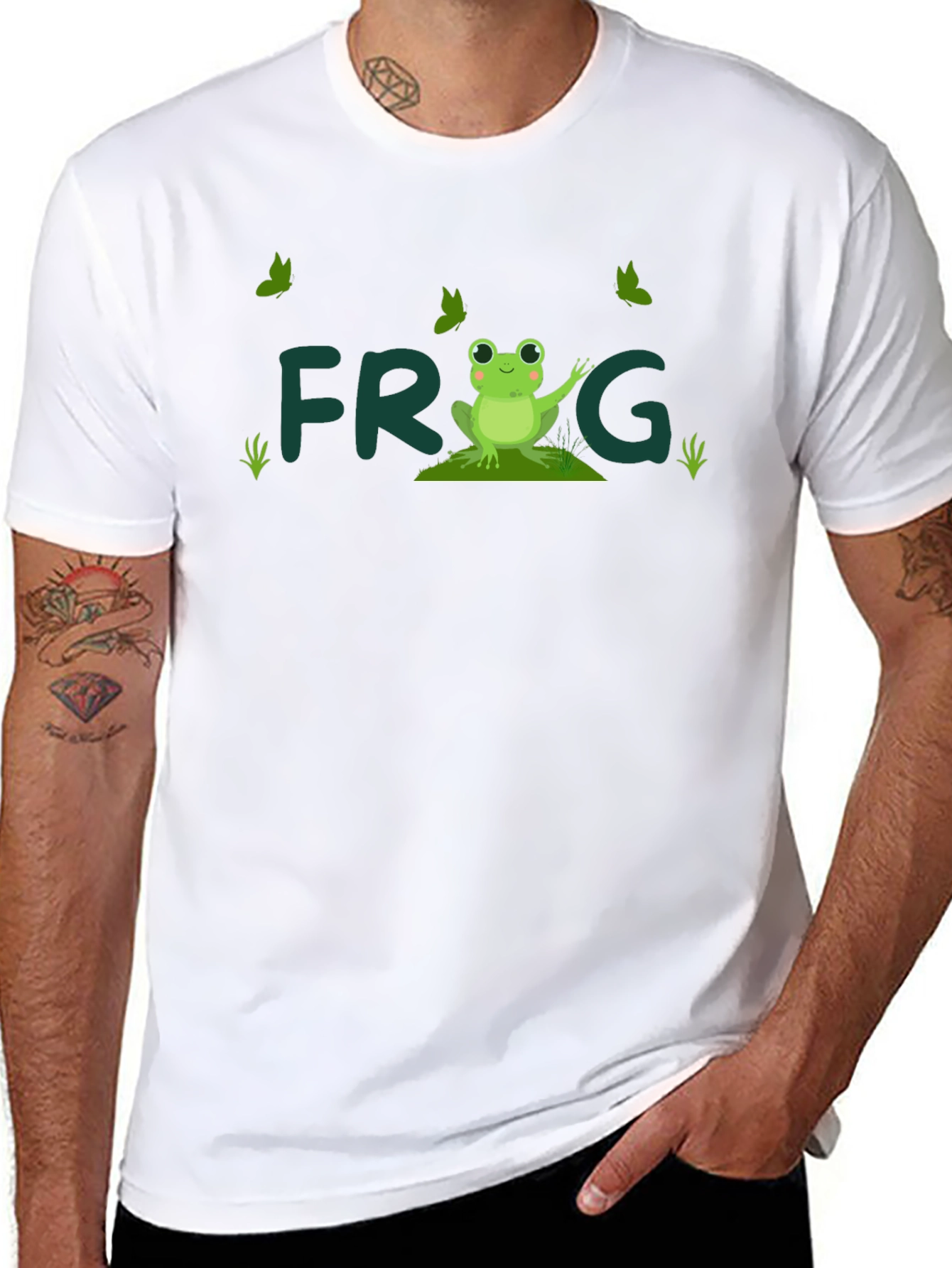 Frog Graphic Black T-Shirt